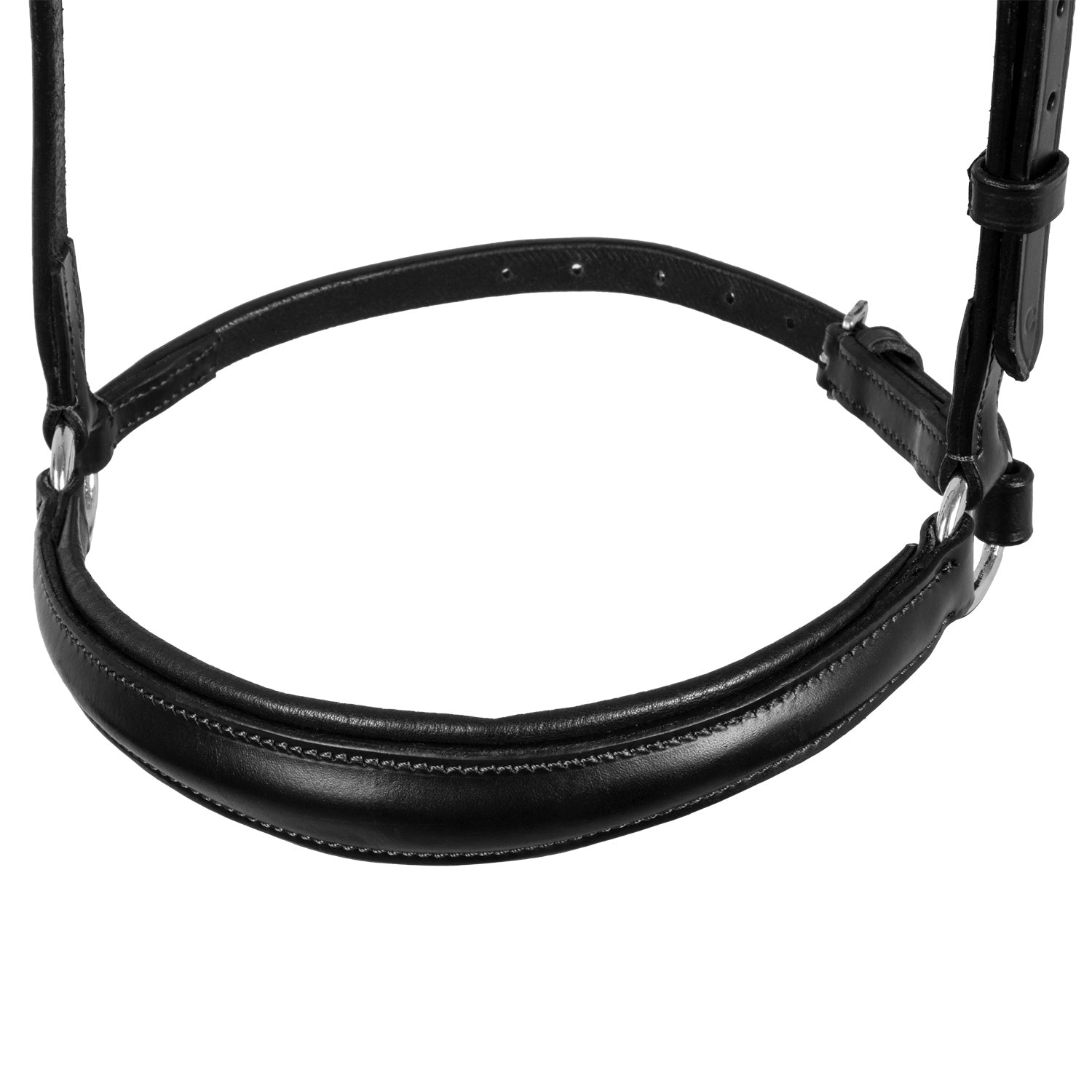 Equestro capezzina anellini german style - Colore BLACK