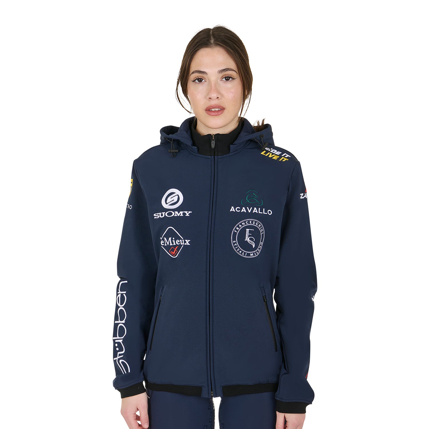 Equestro new style multilogo softshell - neutra