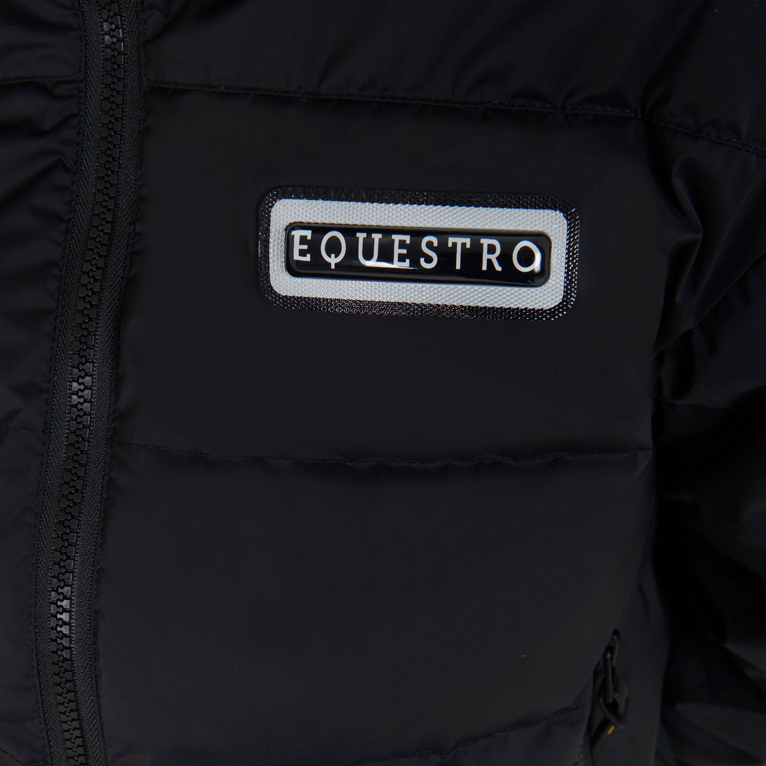 Equestro women's cropped stretch fabric jacket - Colore BLACK