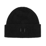 Equestro unisex ribbed knit beanie - Colore BLACK