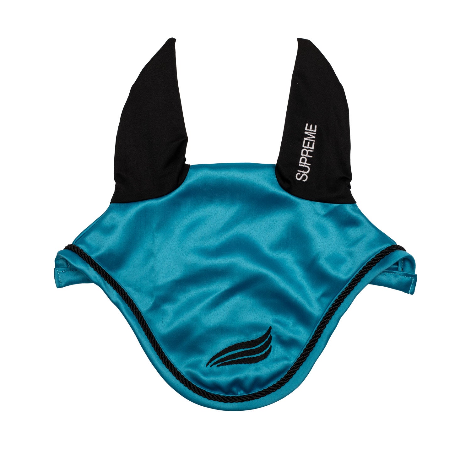 Supreme satin fly veil with elastic ears - Colore BLUE
