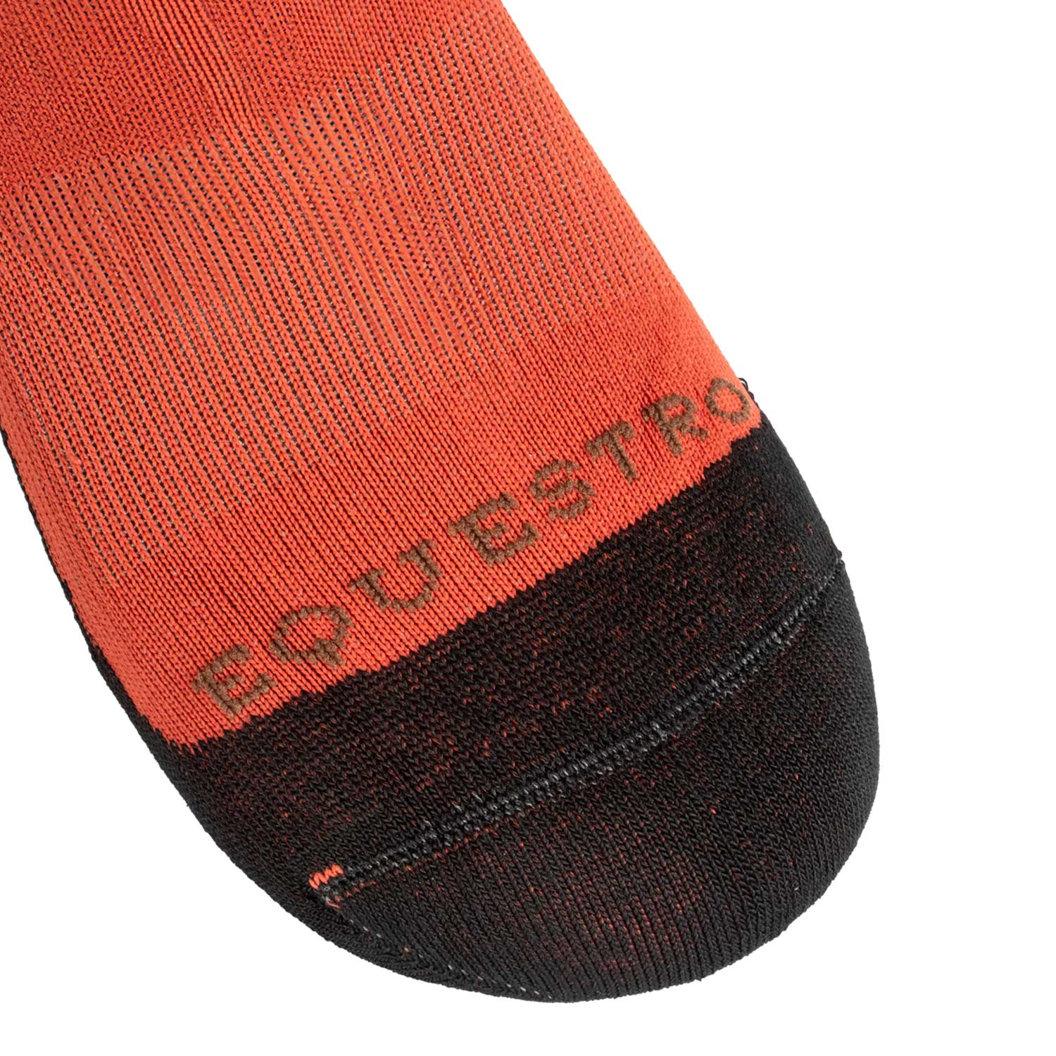Equestro unisex basic sock - Colore REDWOOD (18-1443)/MARRON (18-1415)
