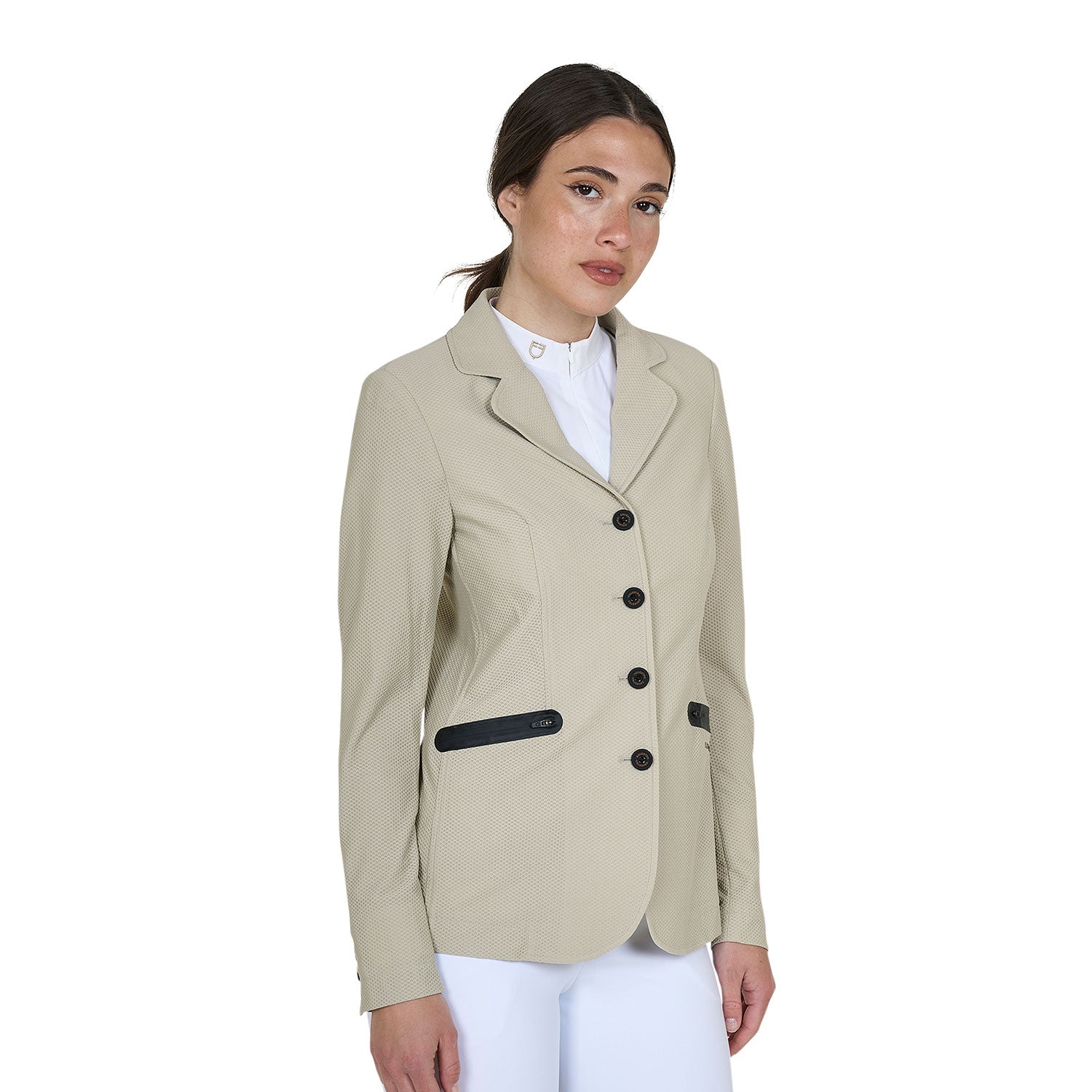 Equestro perforated woman riding jacket - Colore OXFORD TAN (15-1306)
