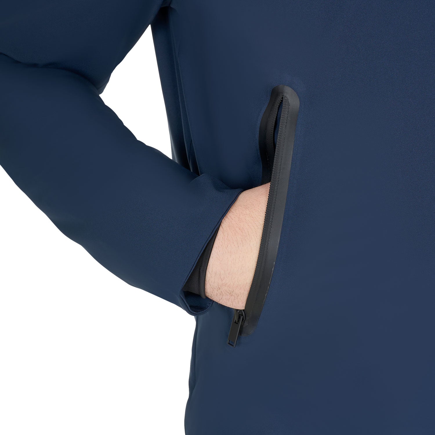 Equestro men's basic puffer jacket - Colore NAVY BLAZER (19-3923)