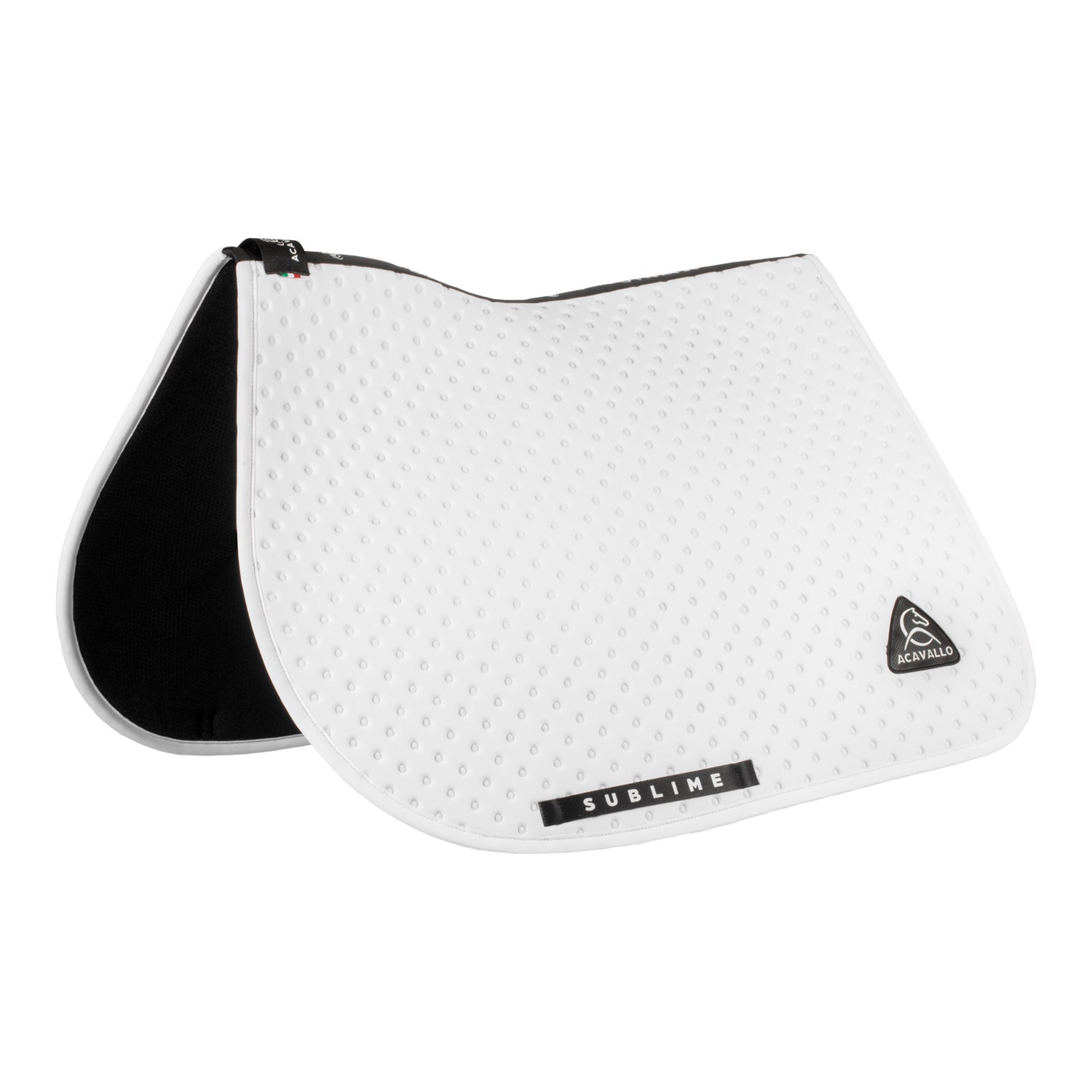 Acavallo point jumping saddle pad - Colore WHITE
