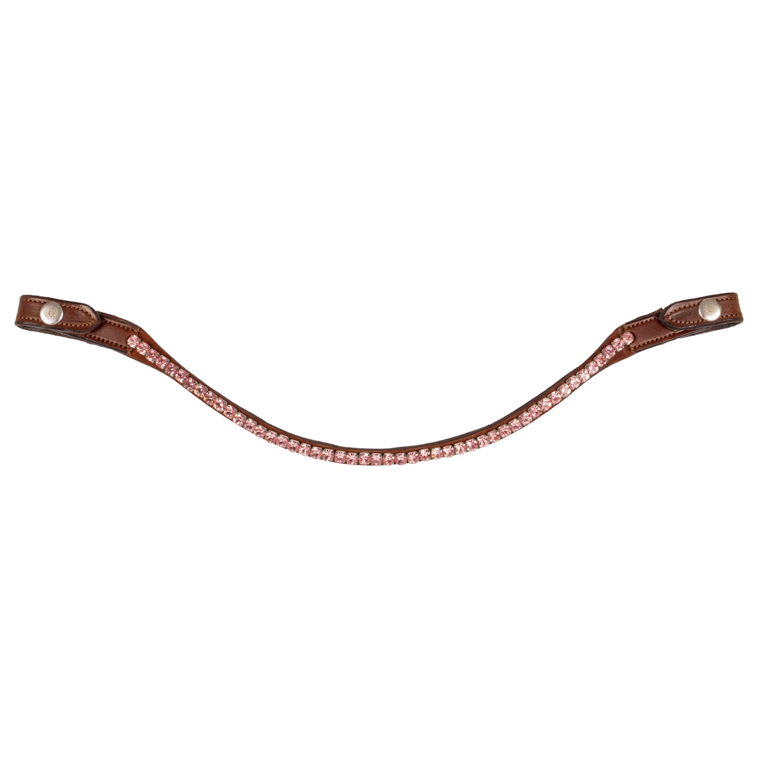 Acavallo acavallo browband w/round crystals - Colore COGNAC