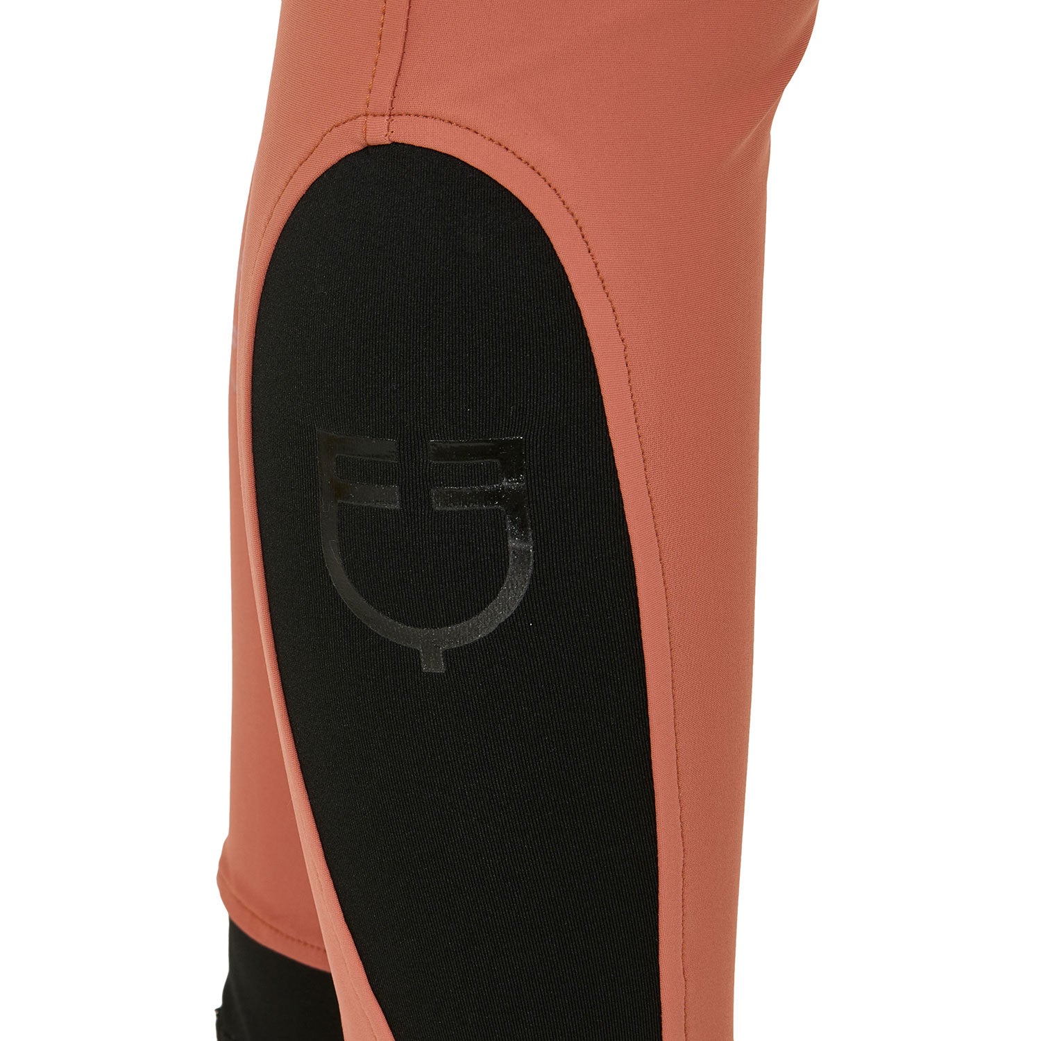 Equestro women's high waist breeches - Colore REDWOOD (18-1443)