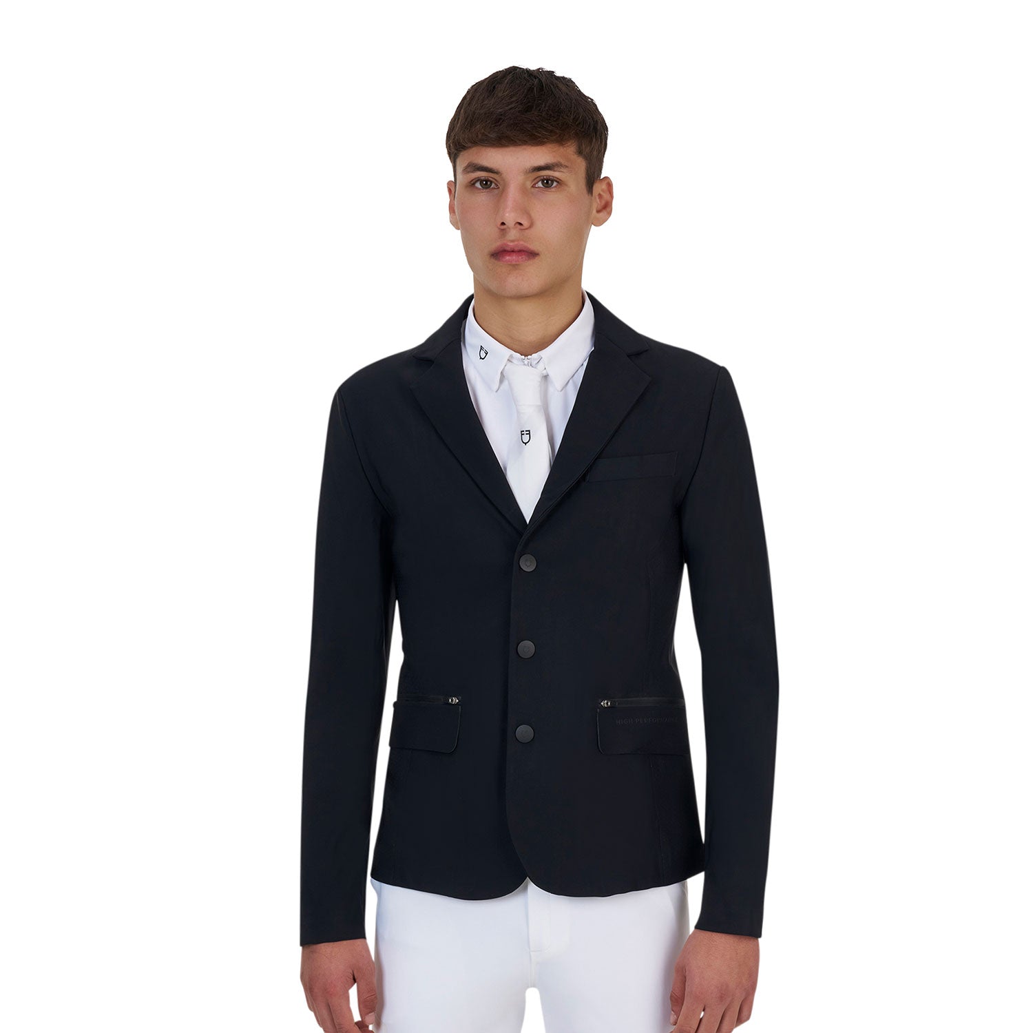 Equestro men's ridertechnology competition riding jacket - neutra