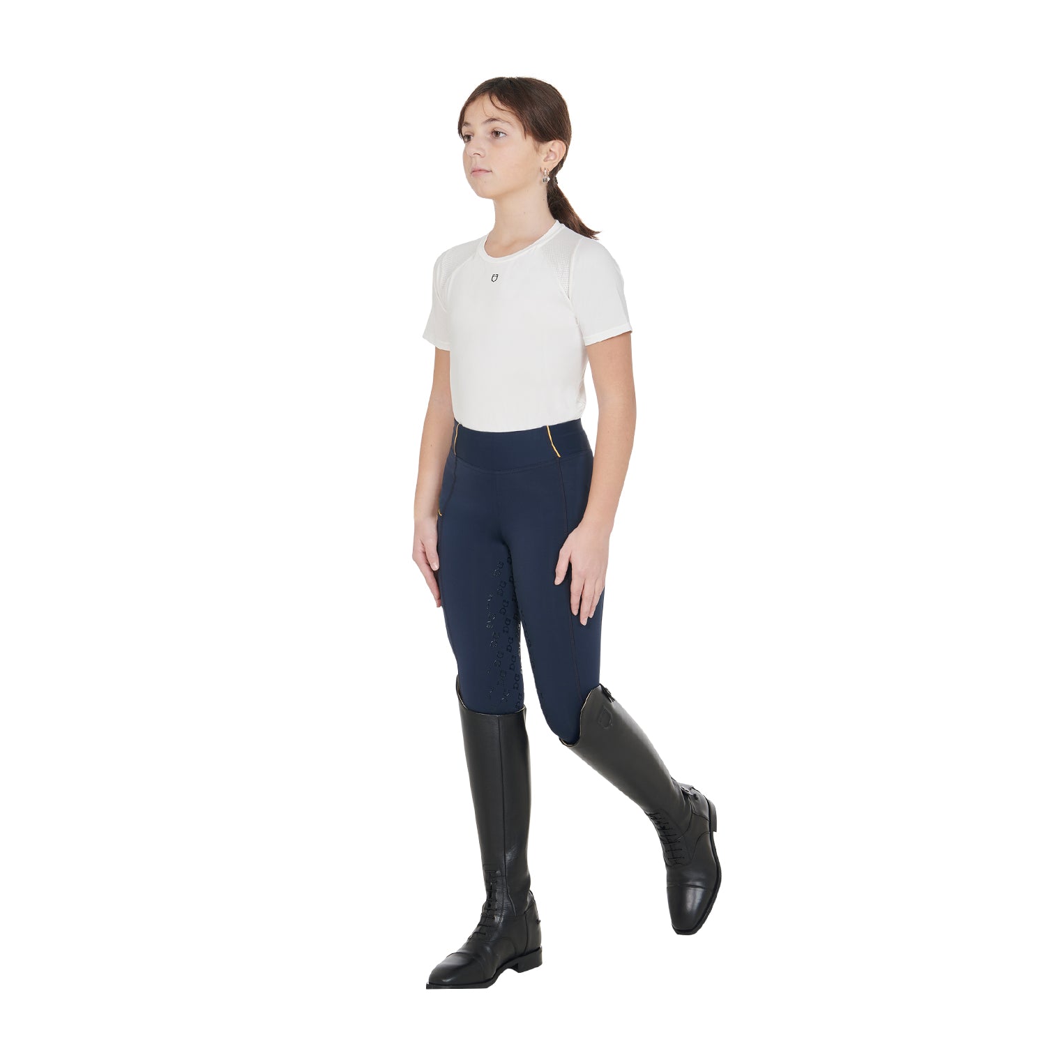 Equestro junior ss22 leggins - Colore NAVY BLAZER (19-3923)