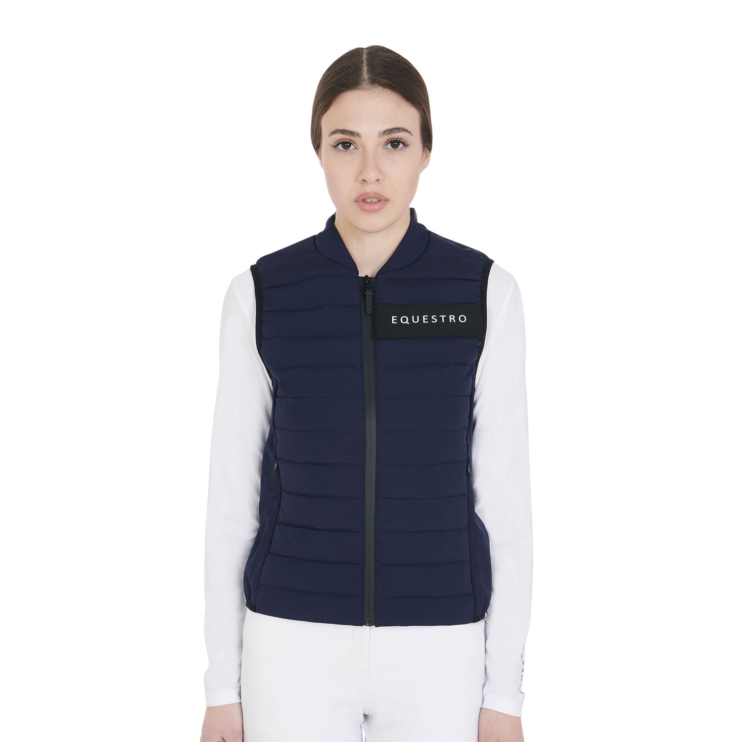 Equestro technical woman vest - Colore NAVY