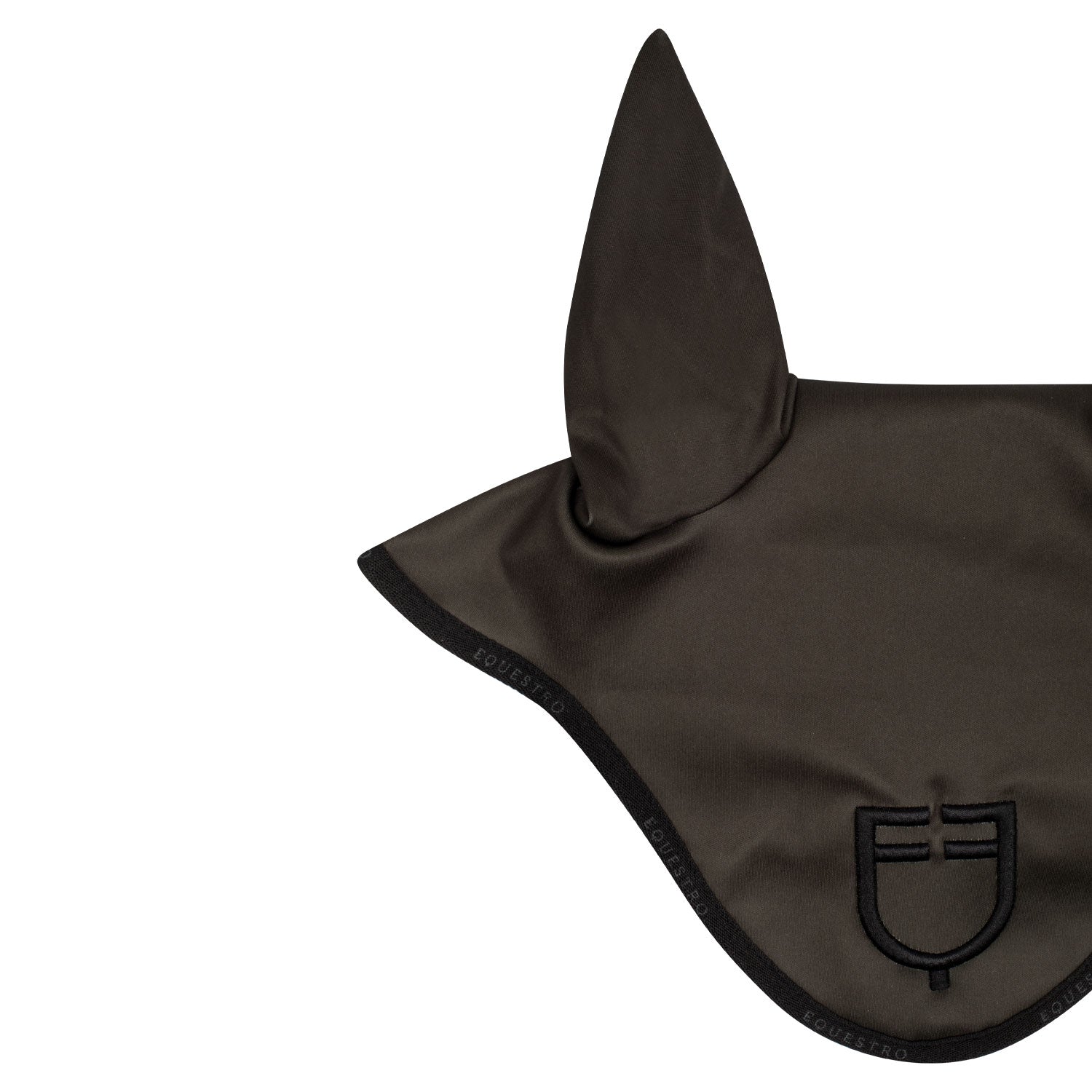 Equestro cuffietta modello gp con logo - Colore MILITARY GREEN/BLACK