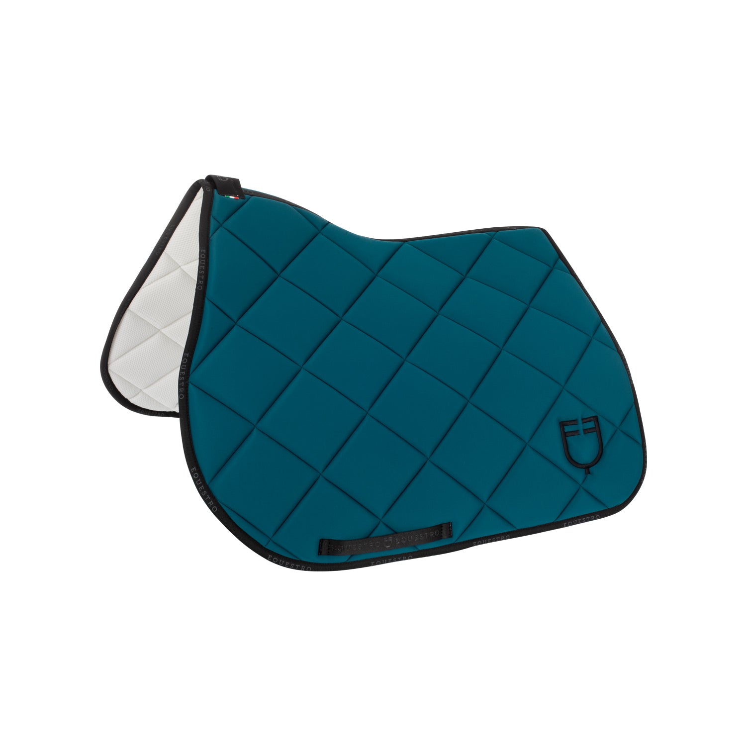 Equestro sottosella modello gp con logo - Colore PETROL/BLACK