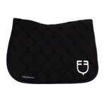 Equestro dressage saddle pad onion jersey black line edition - Colore BLACK