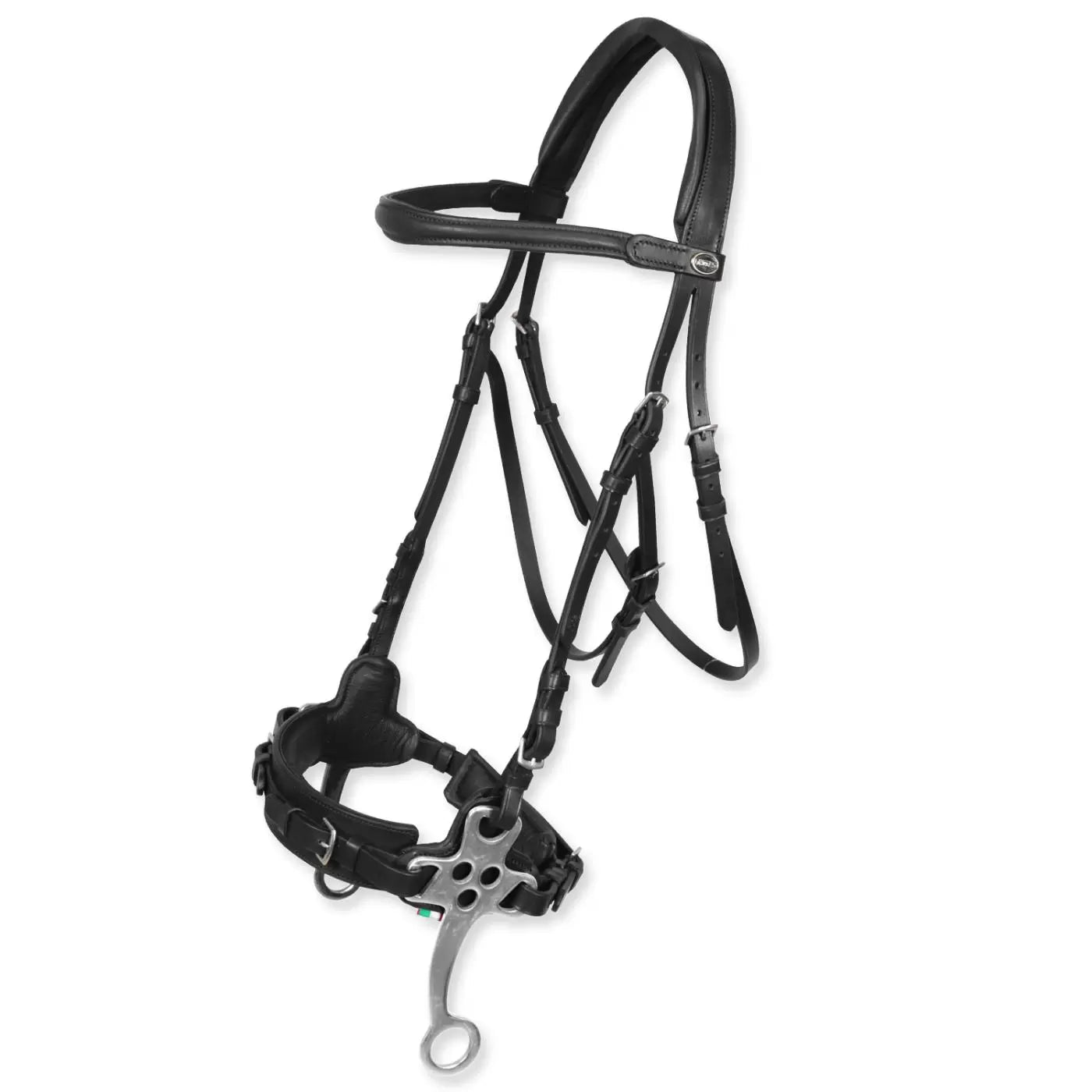 Briglia Testiera per equitazione con Hackamore Horses Hawke