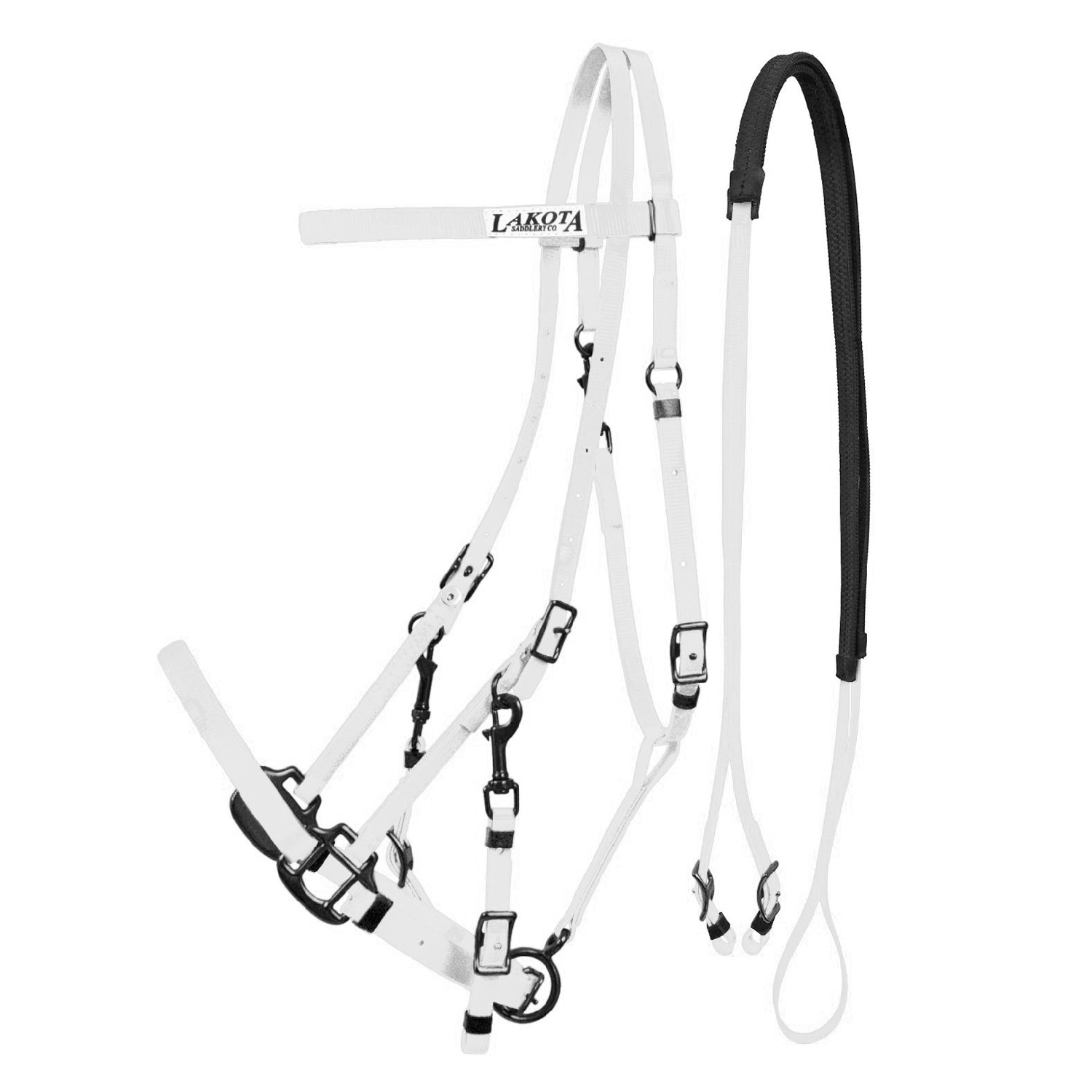 Lakota testiera cavezza biothane lakota - Colore WHITE