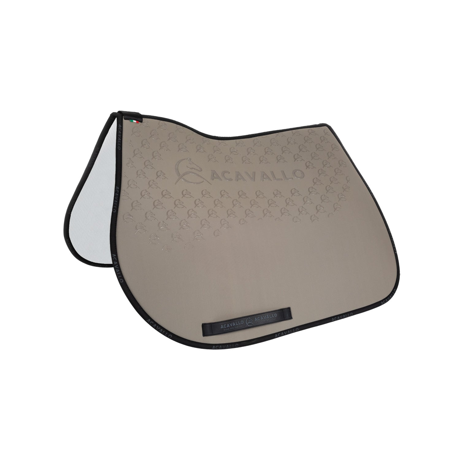 Acavallo jumping pad w/gel grip & bamboo fiber underside - Colore TERRA/BLACK