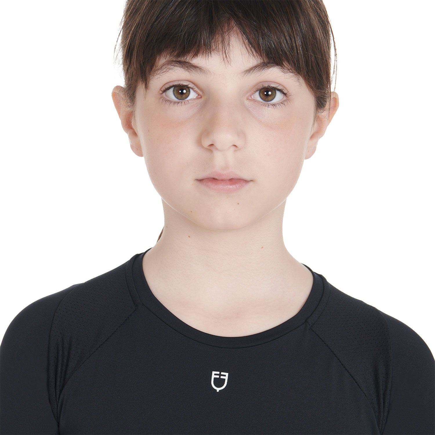 Equestro technical junior training t-shirt - Colore BLACK