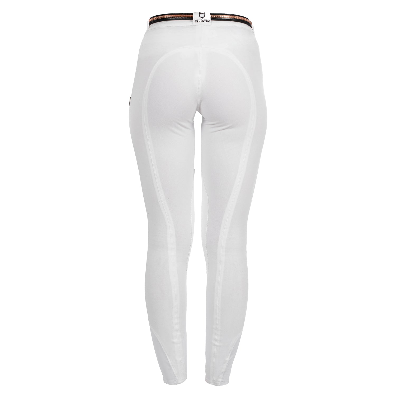 Equestro Pantaloni Donna Modello Selene in Cotone Elasticizzato