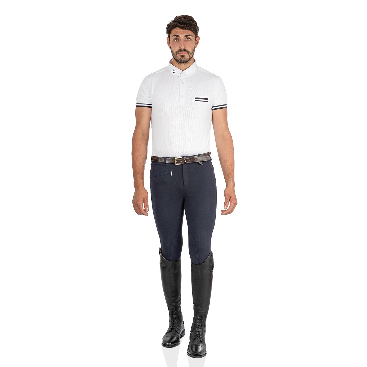 Equestro Pantaloni Uomo Modello Urano in Cotone Elasticizzato