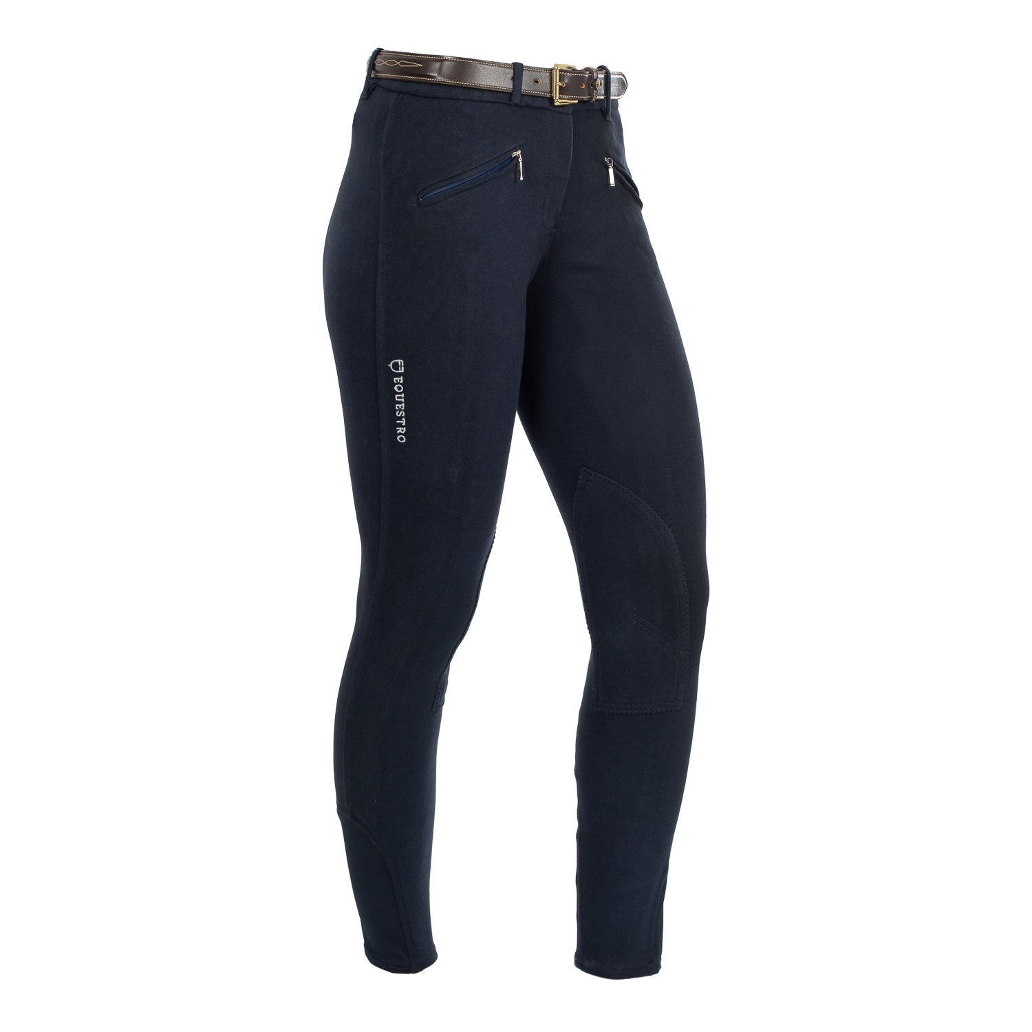 Pantaloni donna Equestro Demetra per stagione fredda in Cotone Elasticizzato