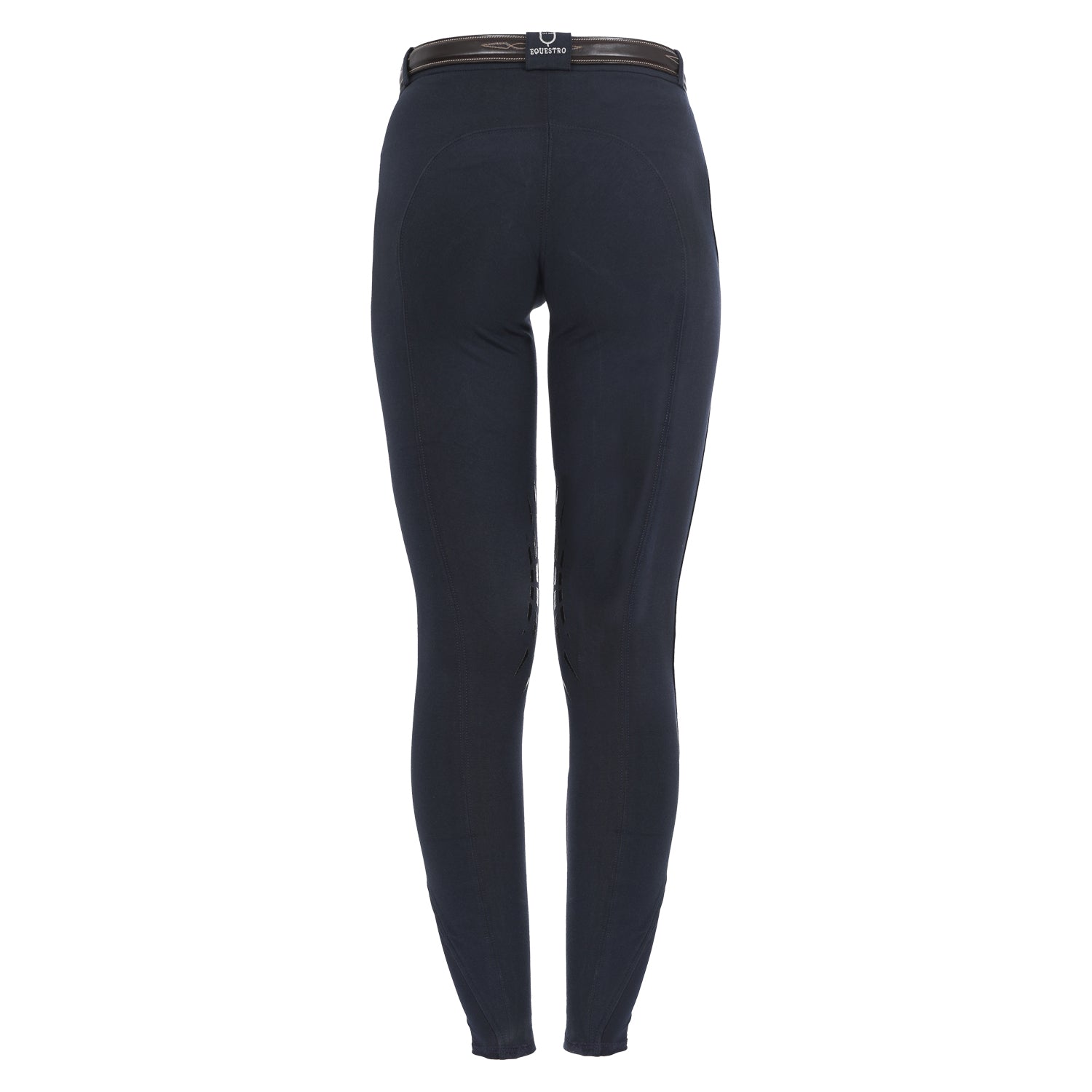 Equestro Pantaloni Donna Modello Selene in Cotone Elasticizzato con Grip