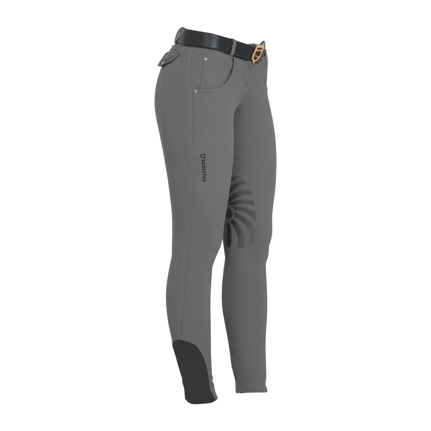 Pantaloni slim fit donna Equestro Olimpia con grip in silicone