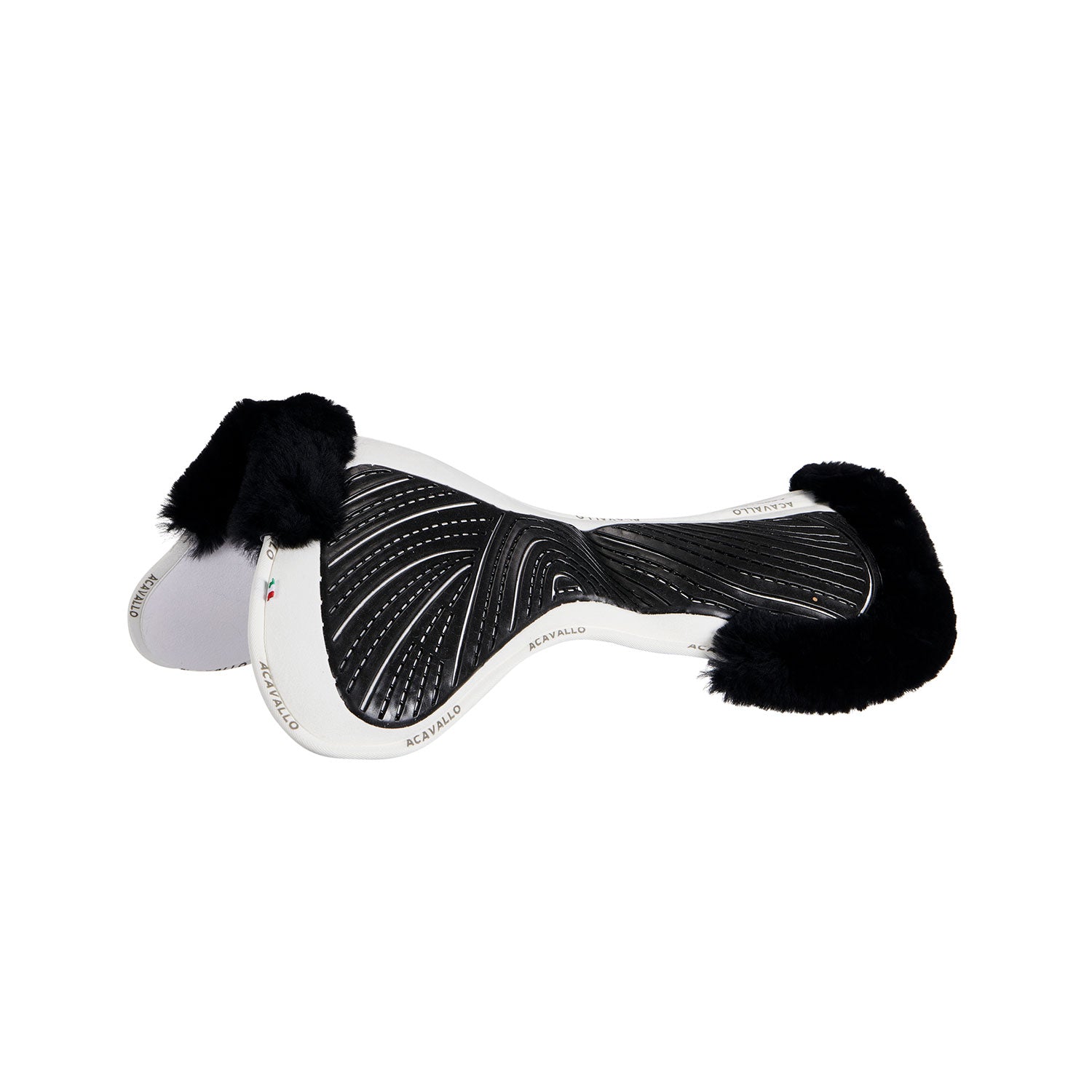 Compensatore sottosella flat da salto in memory foam con montone Acavallo