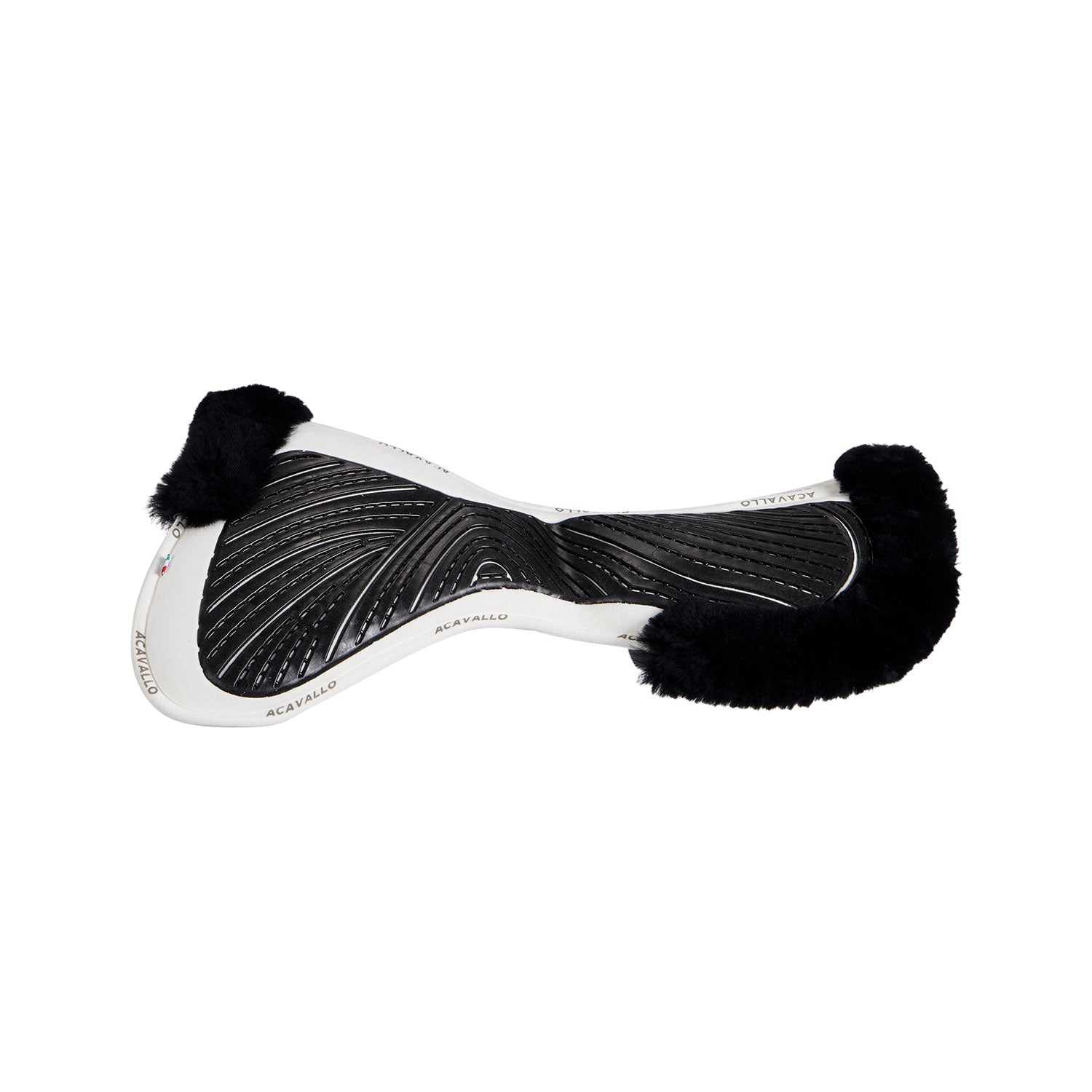 Compensatore sottosella flat da salto in memory foam con montone Acavallo