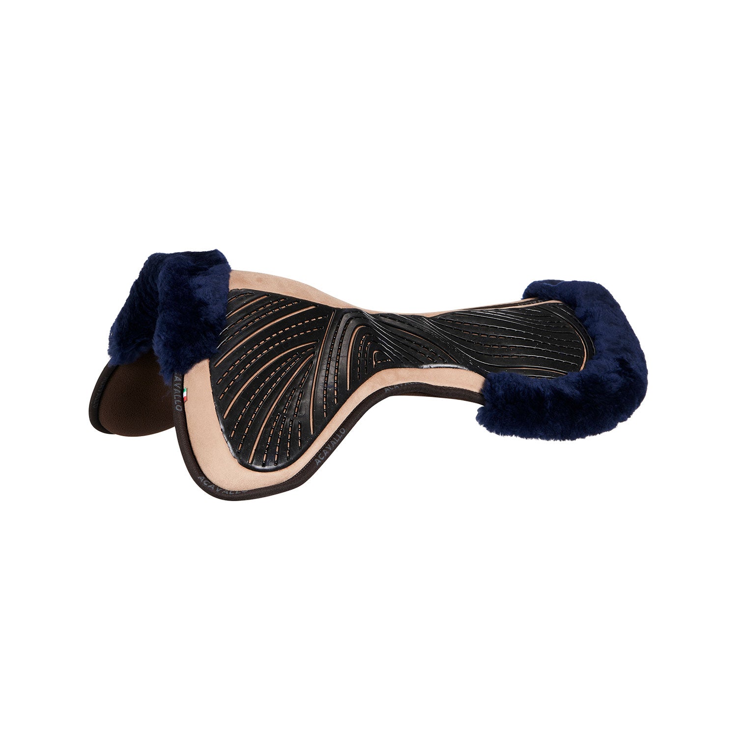 Compensatore sottosella flat da salto in memory foam con montone Acavallo