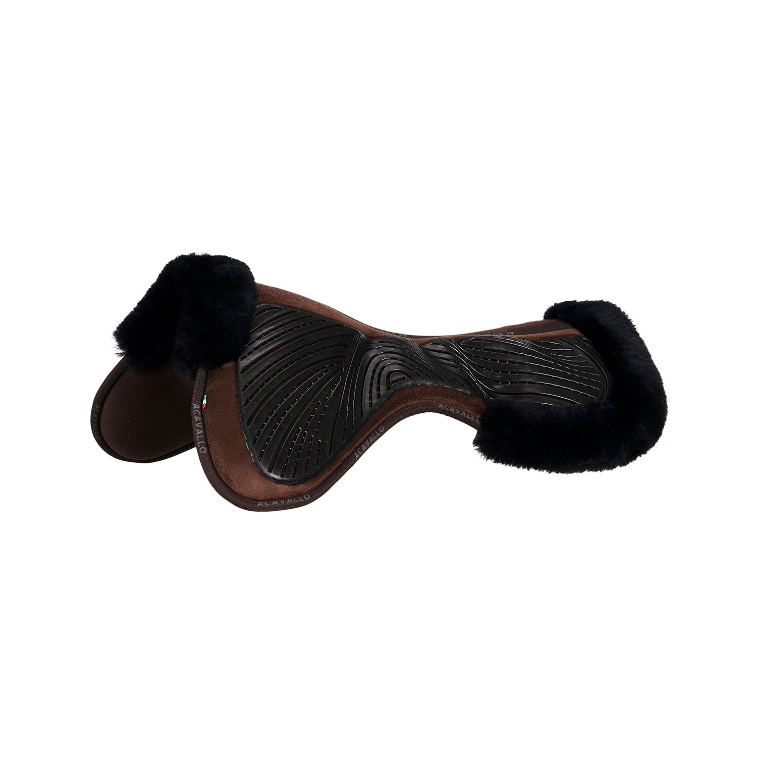Compensatore sottosella flat da salto in memory foam con montone Acavallo