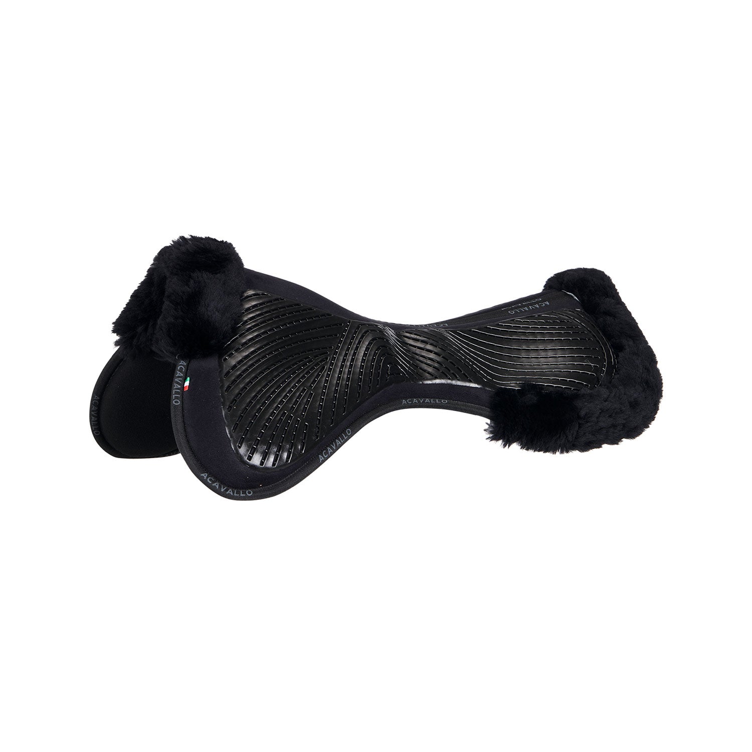 Compensatore sottosella flat da salto in memory foam con montone Acavallo