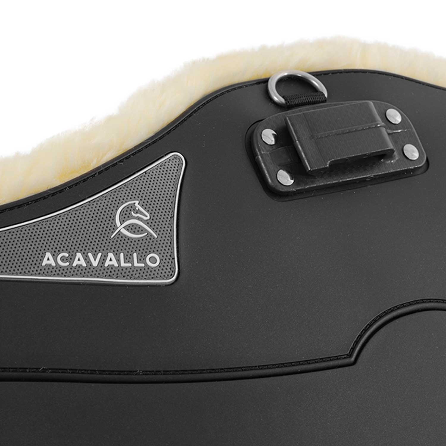 Acavallo Sottopancia Salto Gel Classic Pvc Montone Sintetico Removibile con Pararamponi