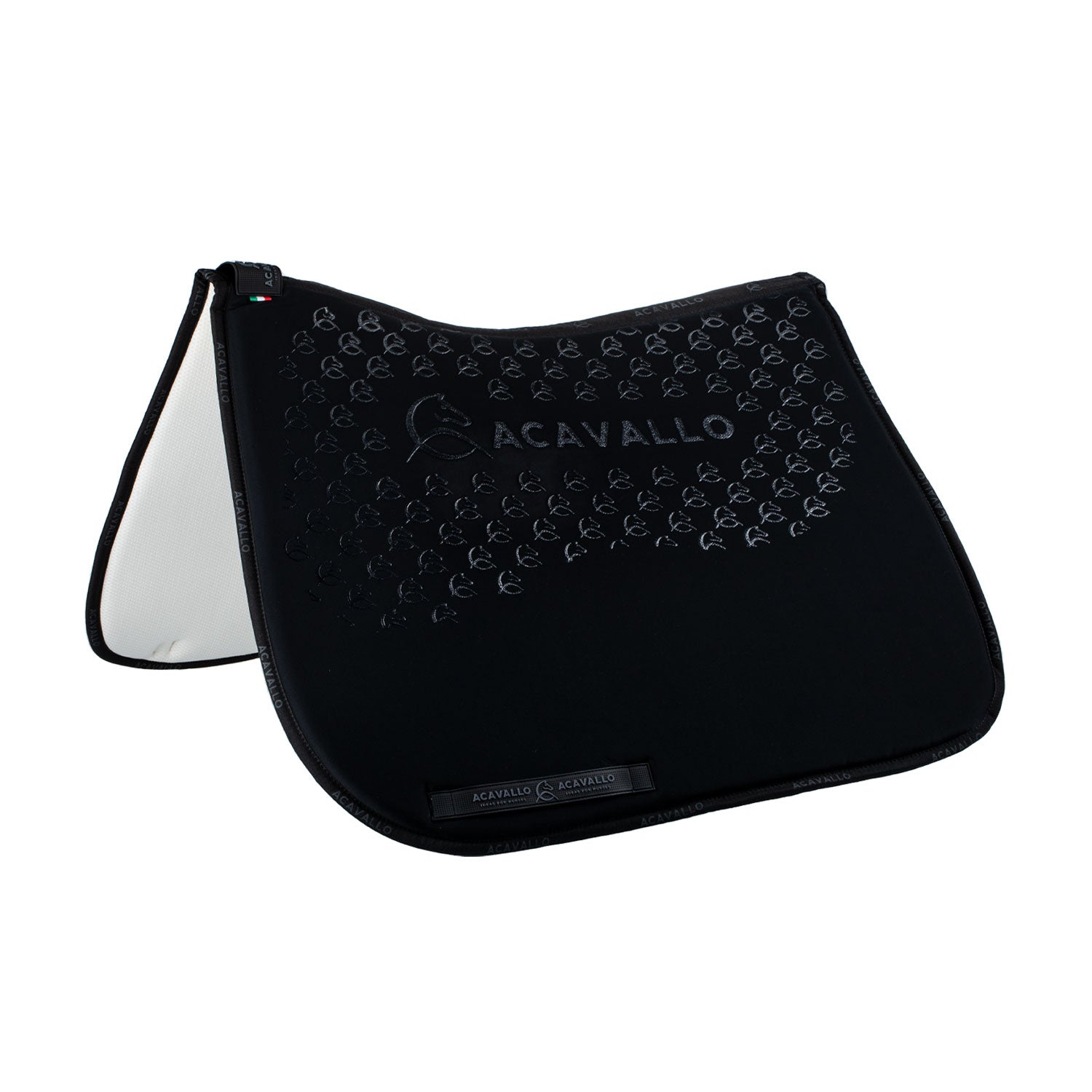 Sottosella dressage Acavallo in Lycra con grip in silicone e fodera in bambù