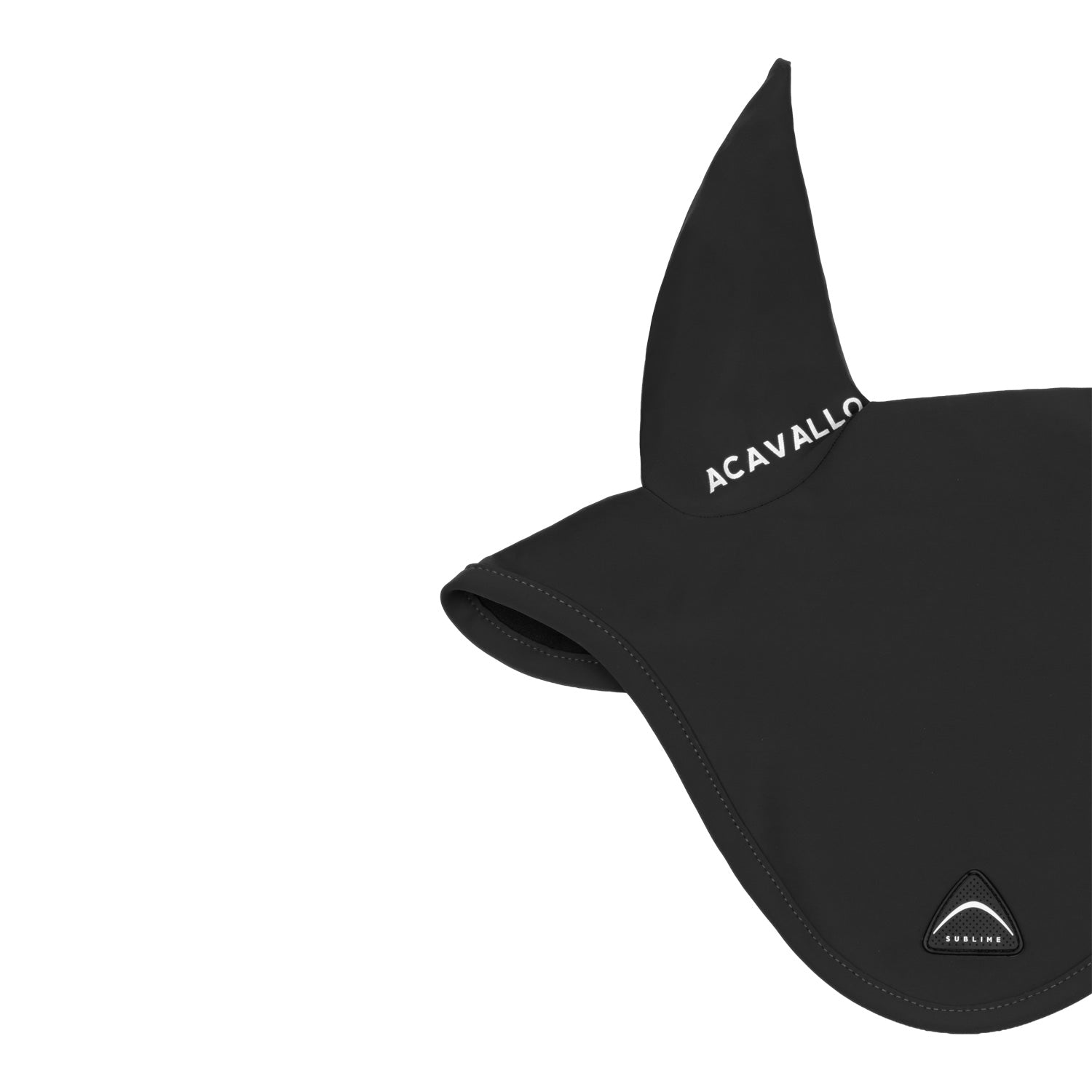 Acavallo Cuffietta in Spandex con Patch Logata Silicone Sublime