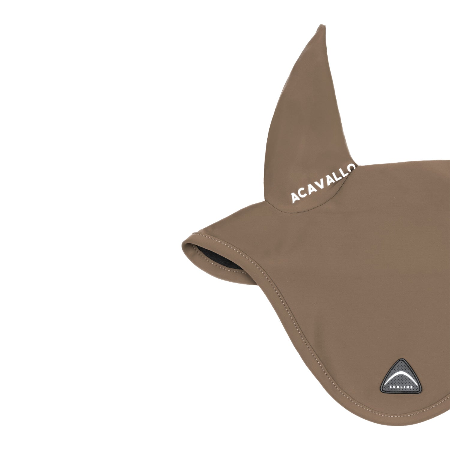 Acavallo Cuffietta in Spandex con Patch Logata Silicone Sublime