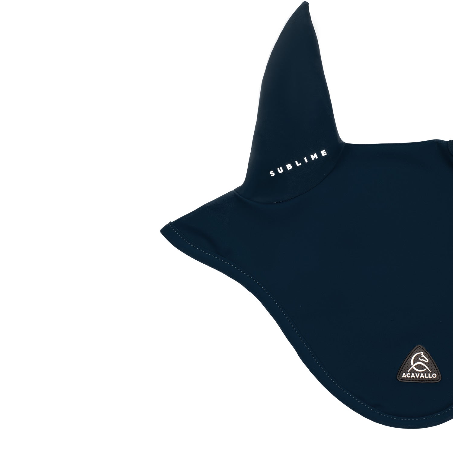Acavallo Cuffietta in Spandex con Patch Logata Silicone Sublime