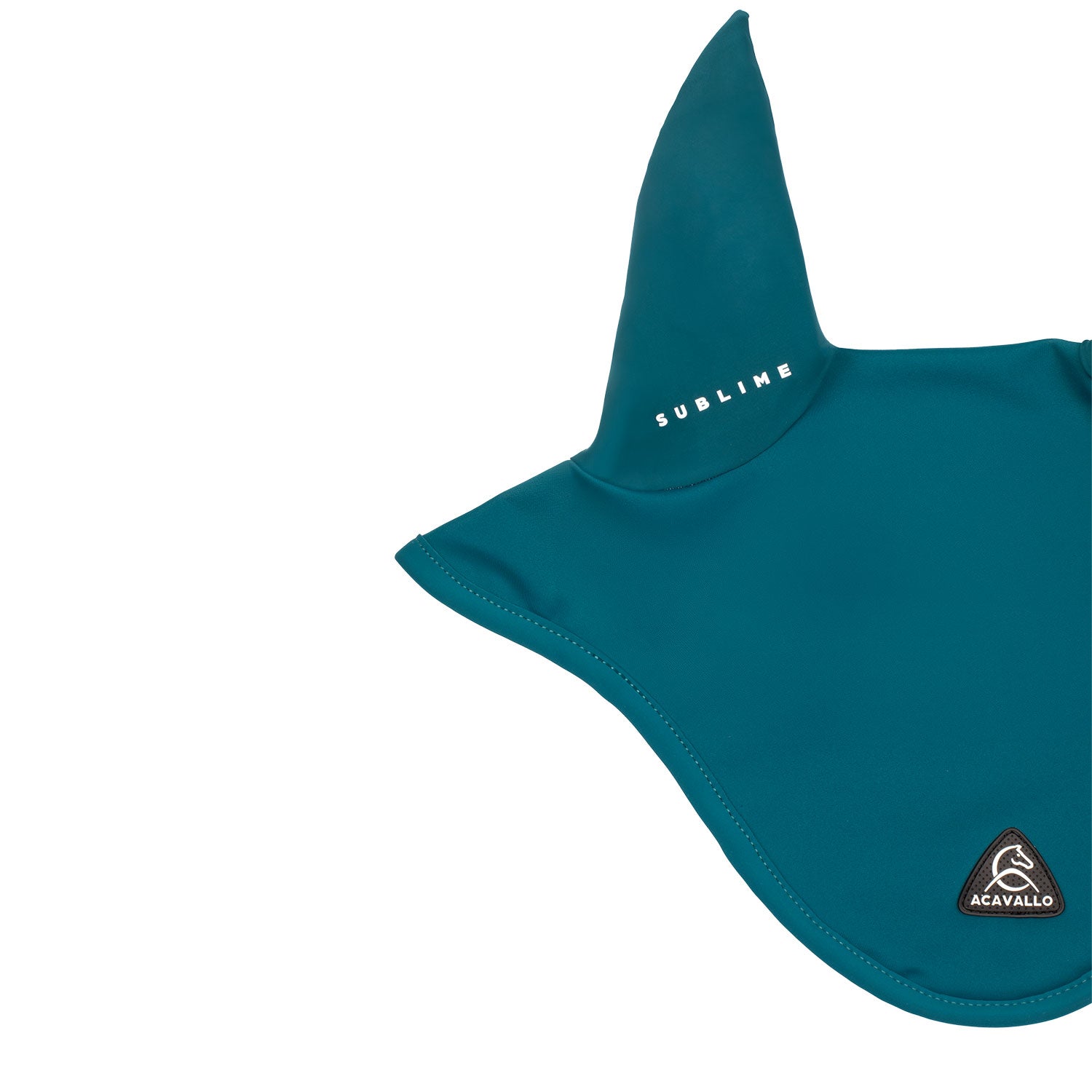 Acavallo Cuffietta in Spandex con Patch Logata Silicone Sublime