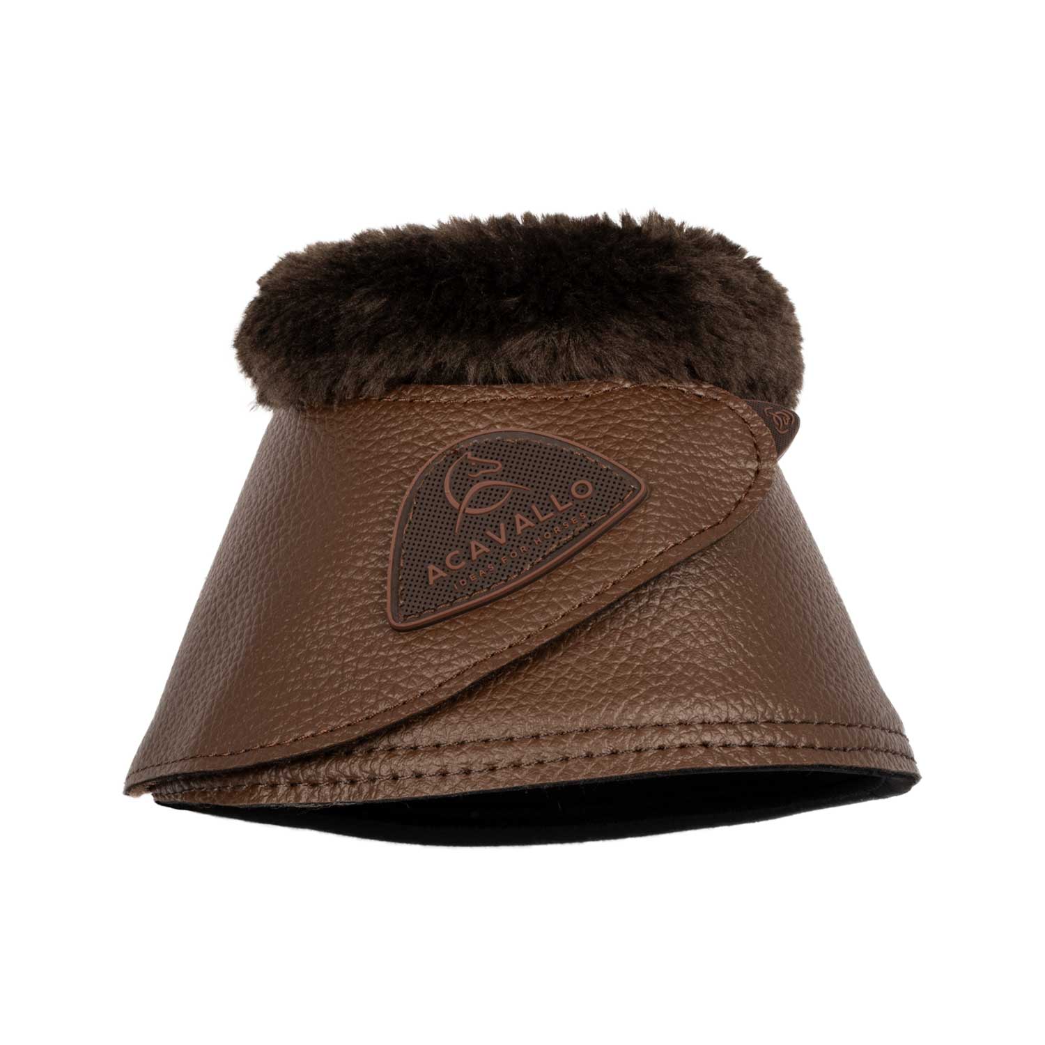 Paraglomi in Eco Pelle con Pelo Sintetico e chiusura in Velcro