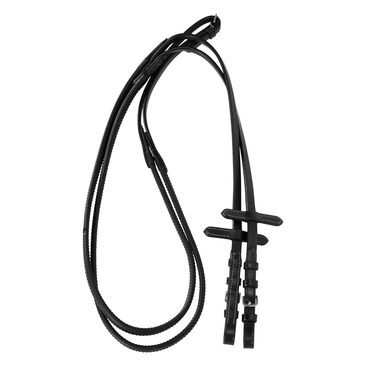 Equestro Testiera Inglese in Cuoio con Ricami New