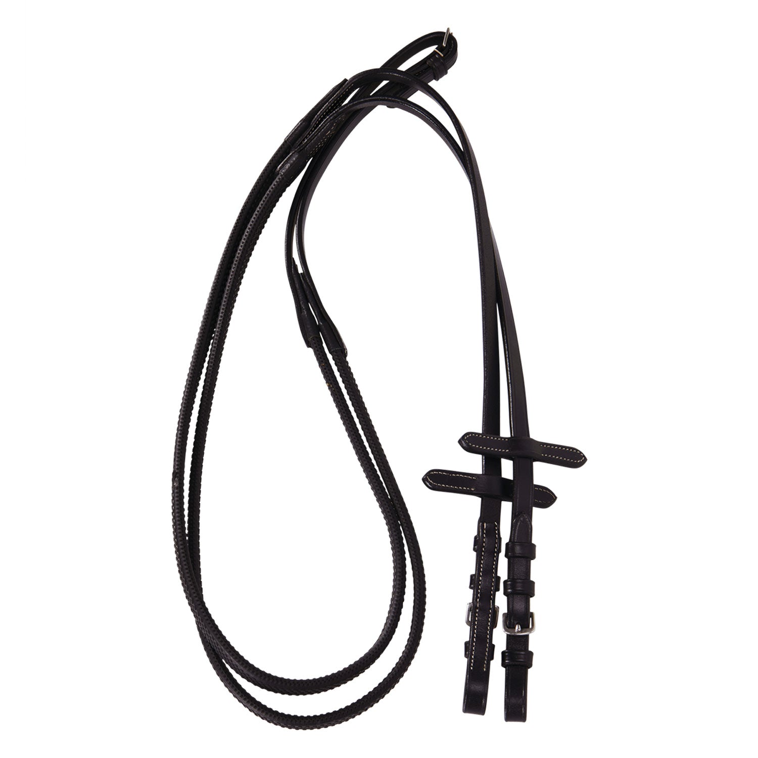 Equestro Testiera Inglese in Cuoio con Ricami New