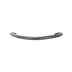 Frontalino in cuoio Equestro con clincher argento