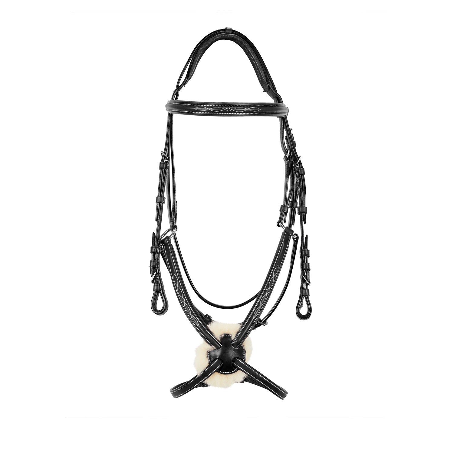 Equestro Testiera con Capezzina Messicana e Montone Sintetico