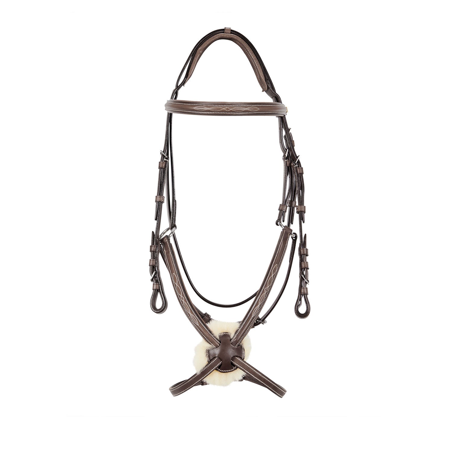 Equestro Testiera con Capezzina Messicana e Montone Sintetico