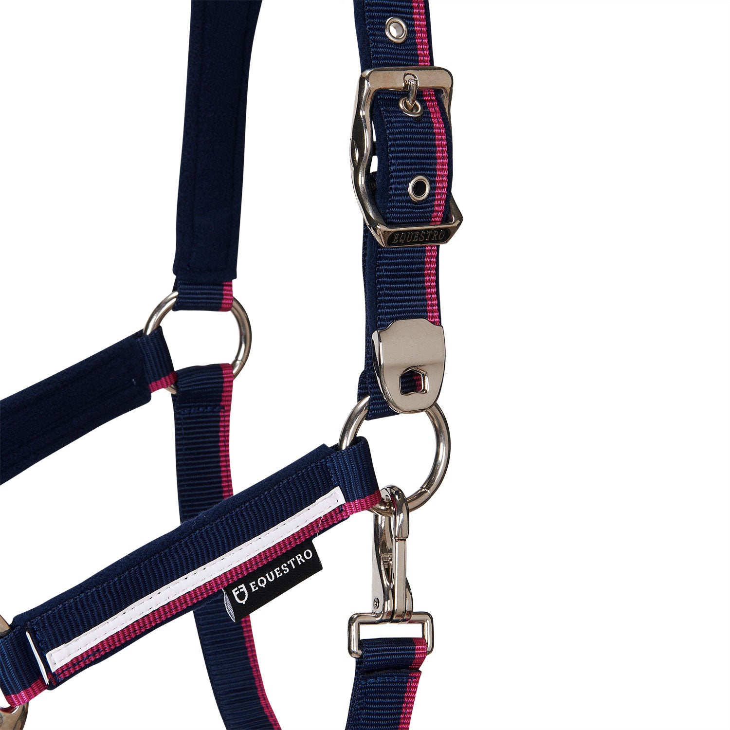 Equestro Cavezza con Imbottitura in Pile e Gancio Moschettone