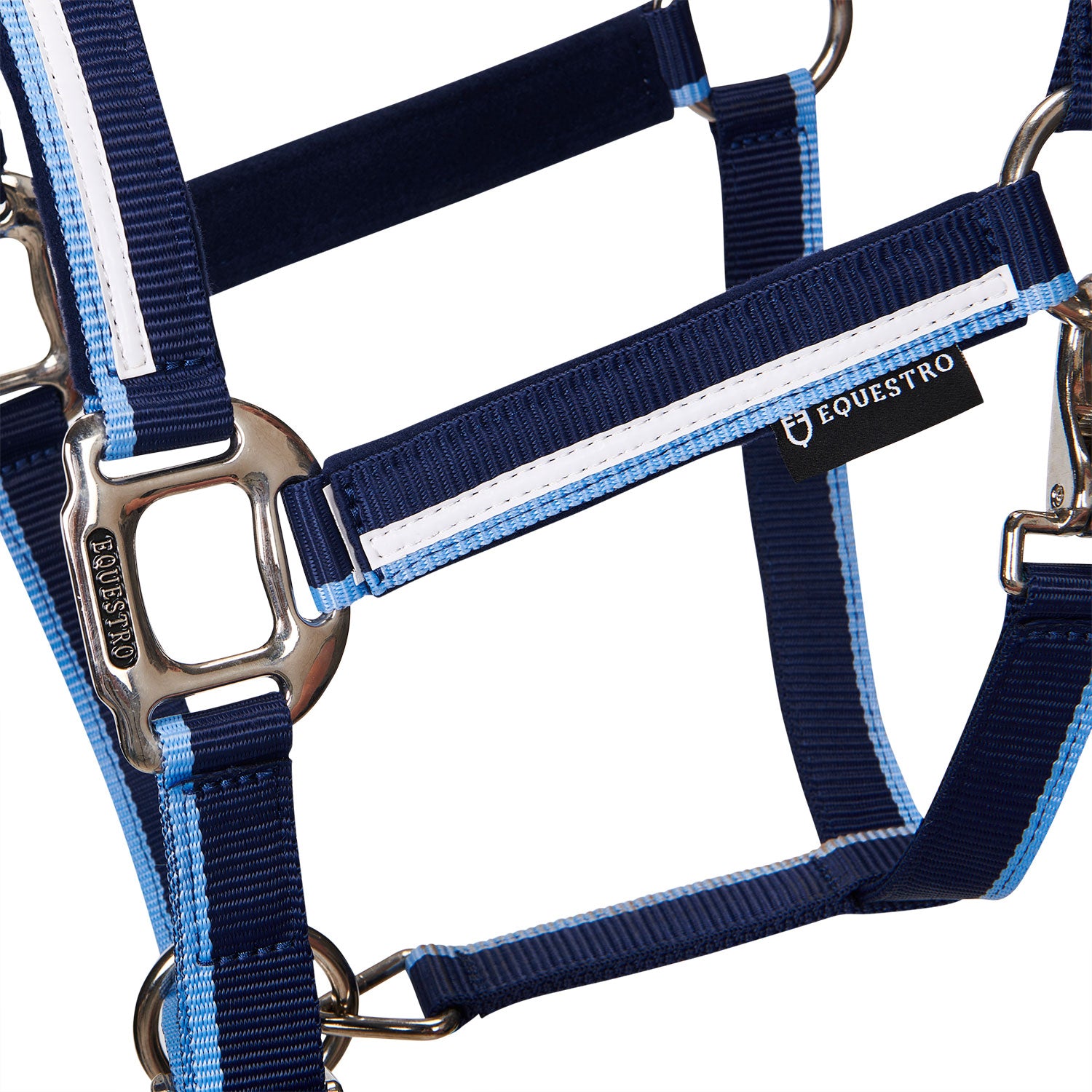 Equestro Cavezza con Imbottitura in Pile e Gancio Moschettone