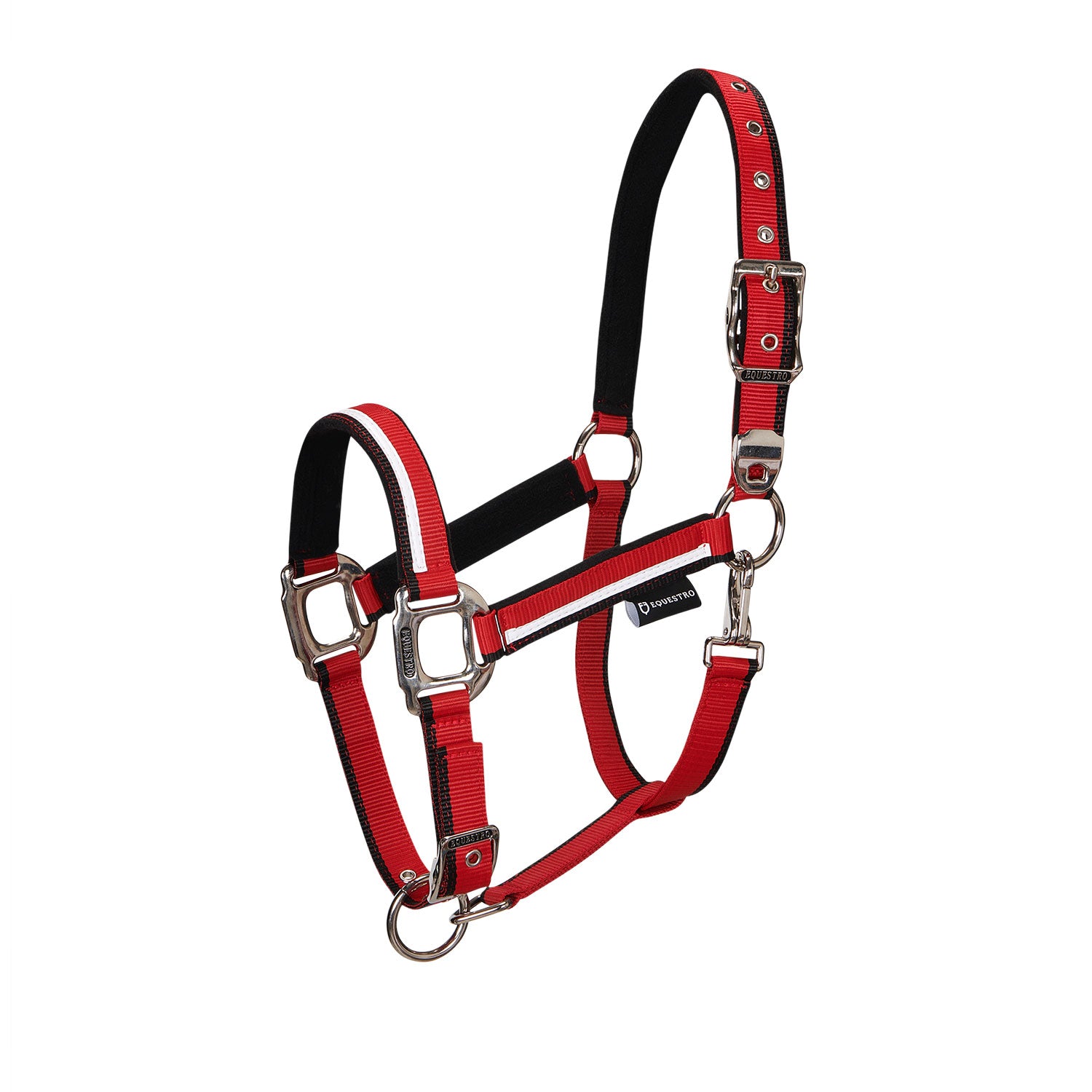 Equestro Cavezza con Imbottitura in Pile e Gancio Moschettone