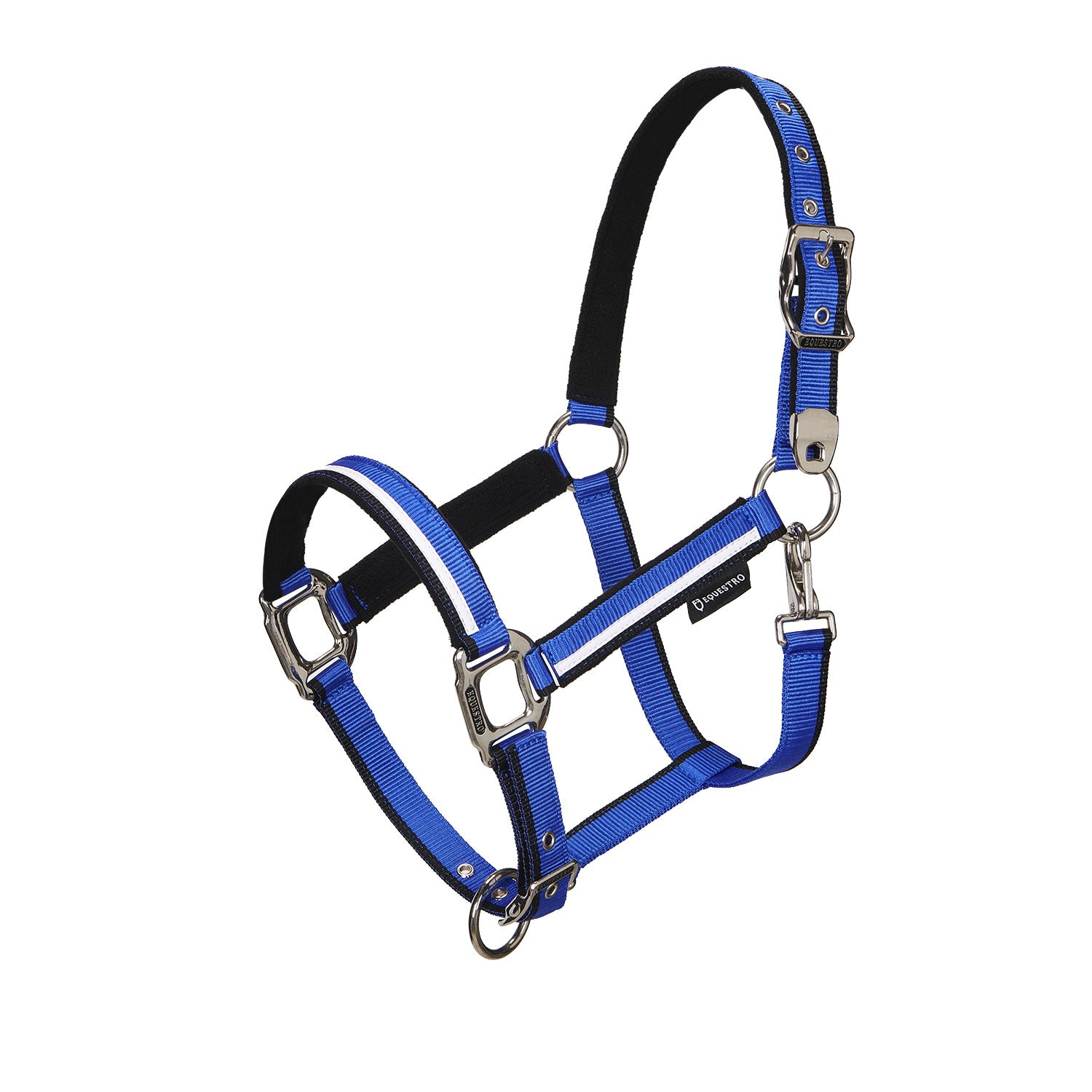 Equestro Cavezza con Imbottitura in Pile e Gancio Moschettone