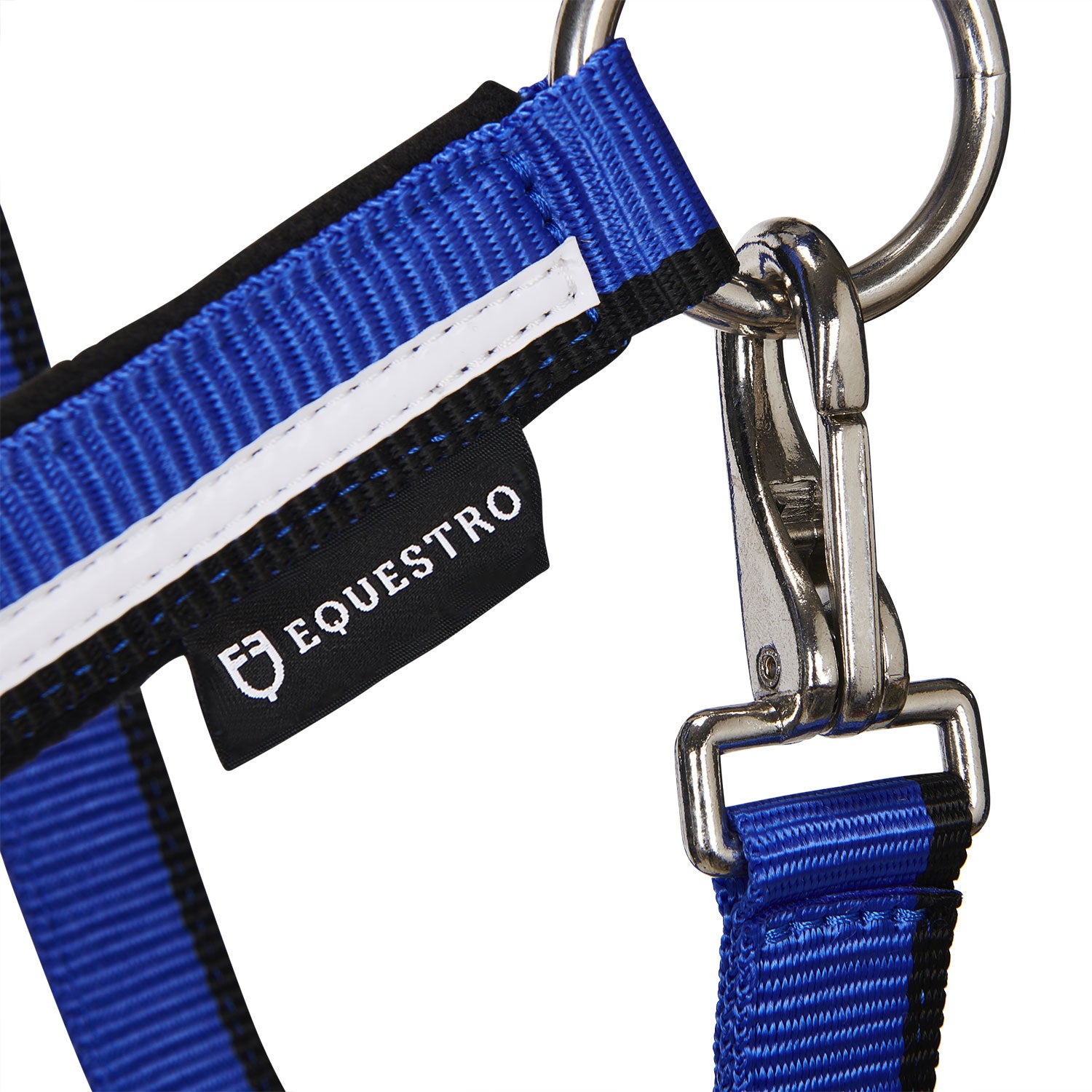 Equestro Cavezza con Imbottitura in Pile e Gancio Moschettone