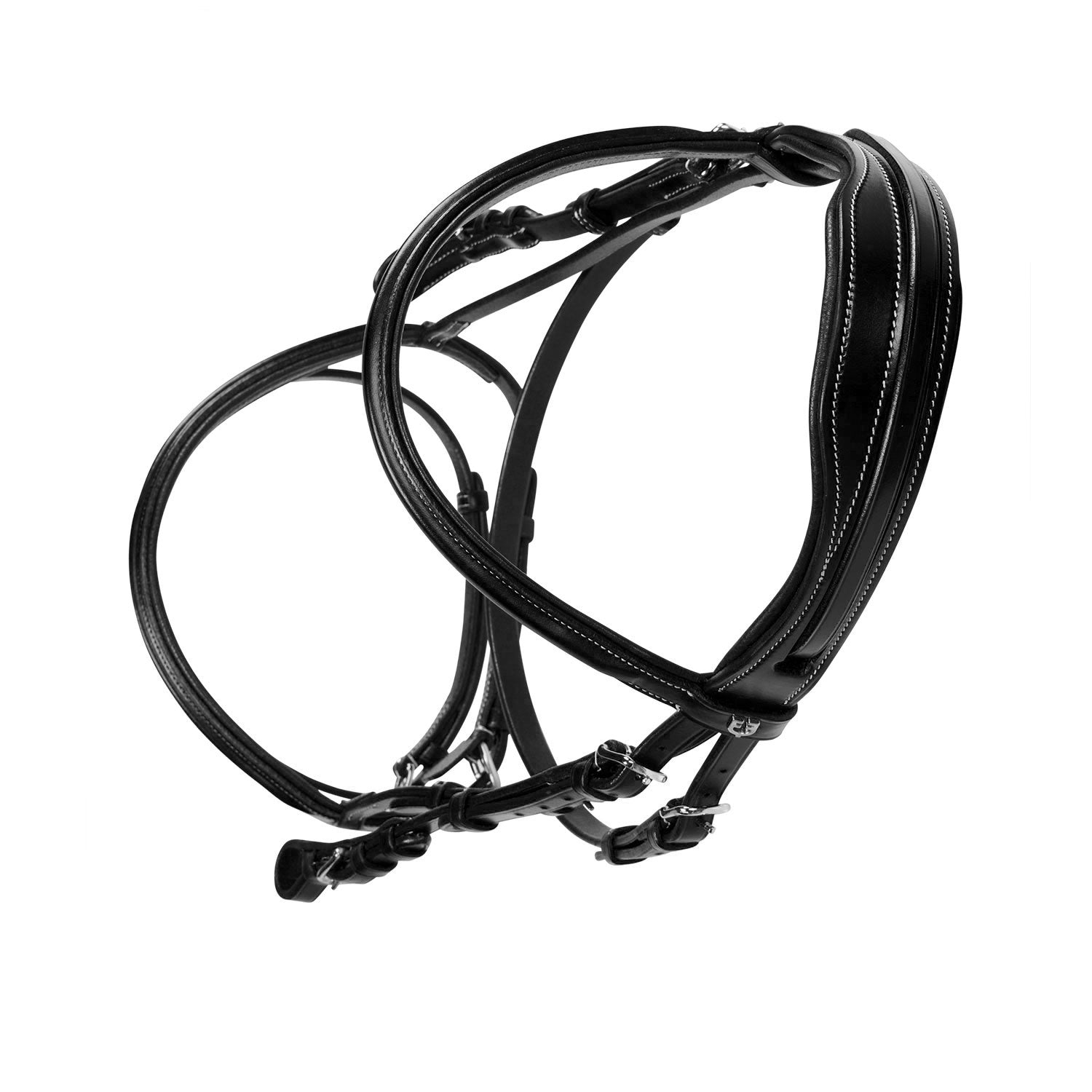 Equestro Testiera da Salto in Cuoio