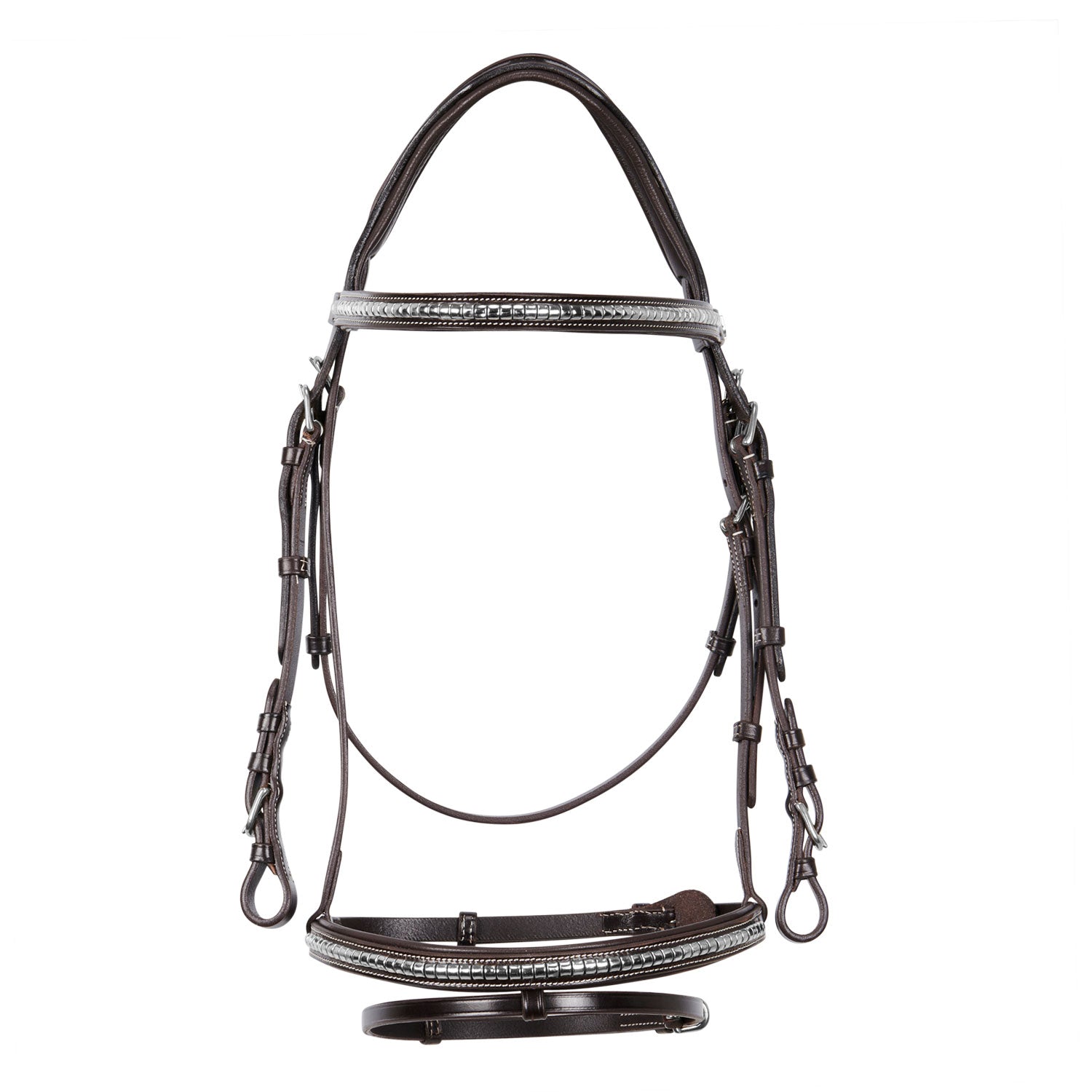 Equestro Testiera Inglese in Cuoio Clincher New